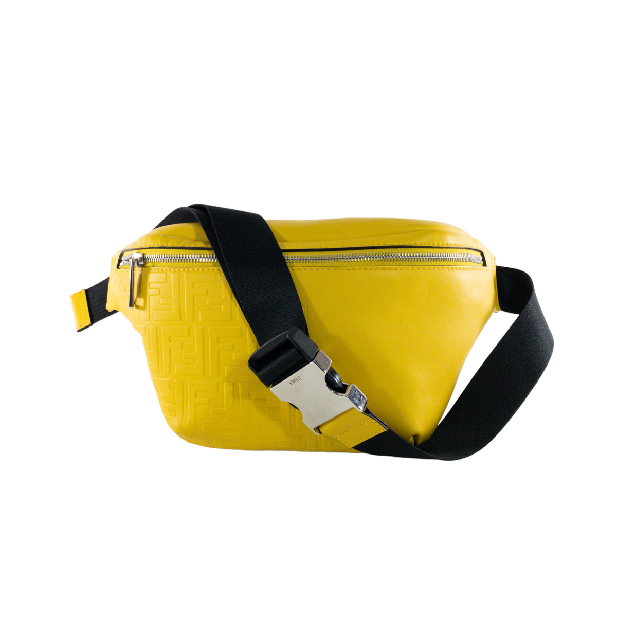 Fendi Yellow Monogram Embossed Leather Bumbag Consign of the Times