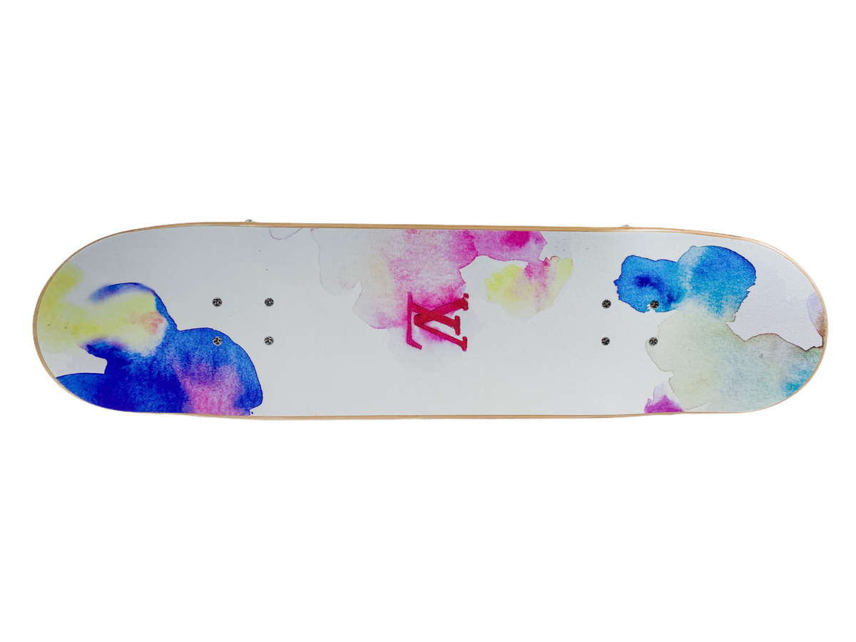 Louis Vuitton Skateboard Watercolor Painting