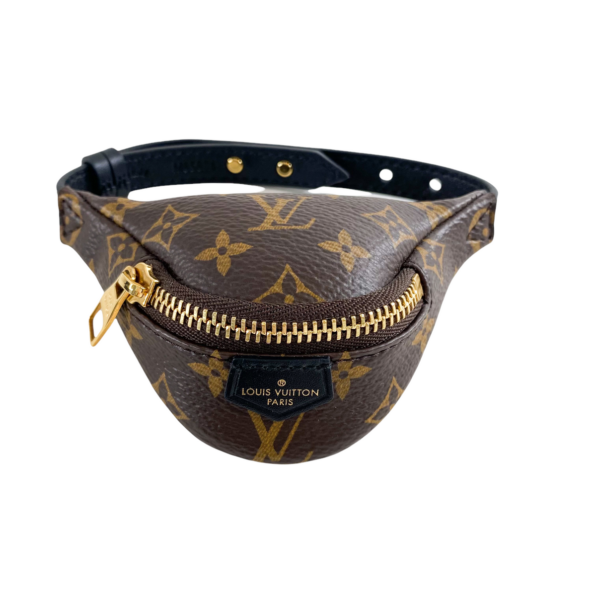 Louis Vuitton Monogram Party Bumbag Bracelet - Brown, Gold-Tone Metal Wrap,  Bracelets - LOU629855