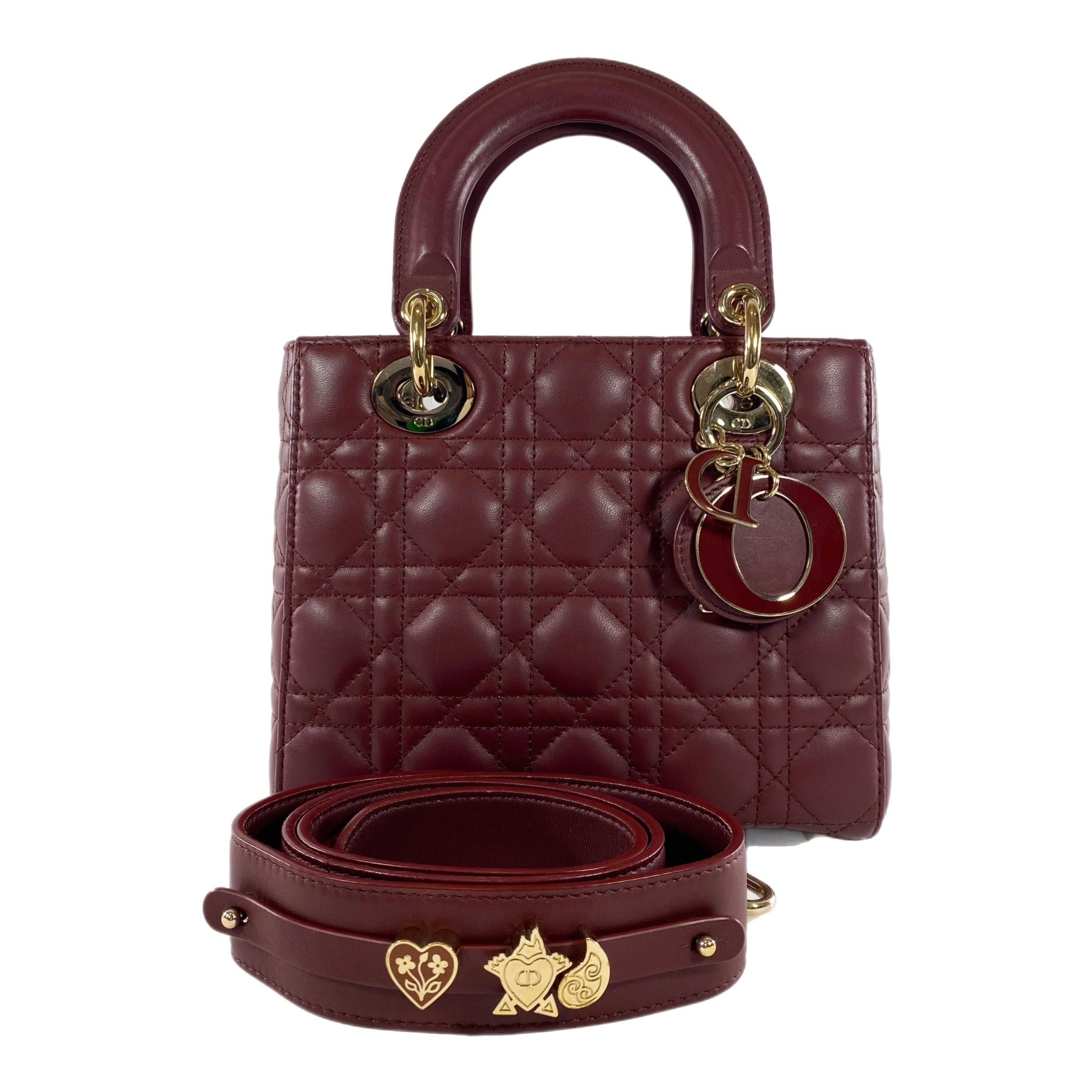 Burgundy 2024 lady dior