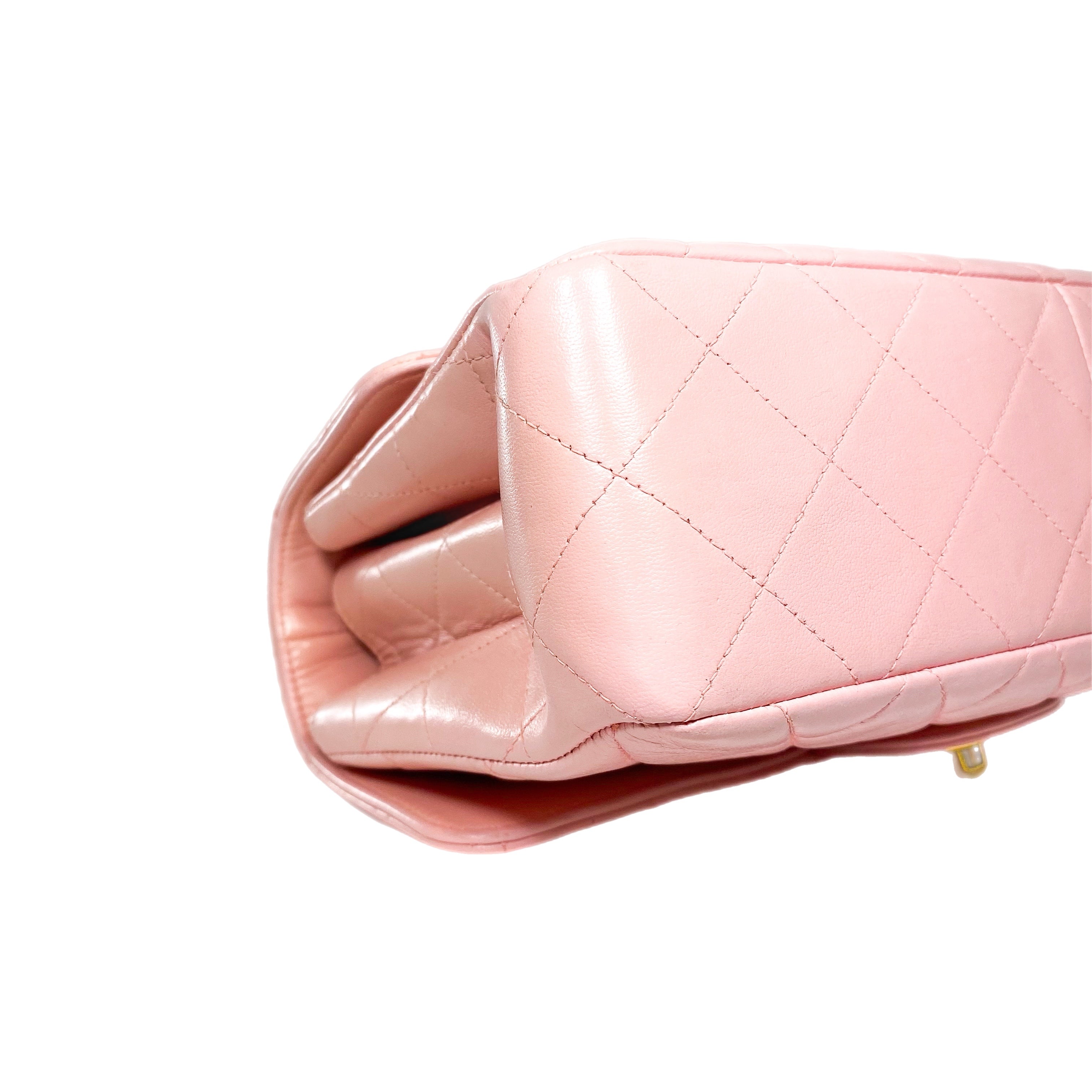 Chanel Pink Double Sided Vintage Jumbo Flap Bag