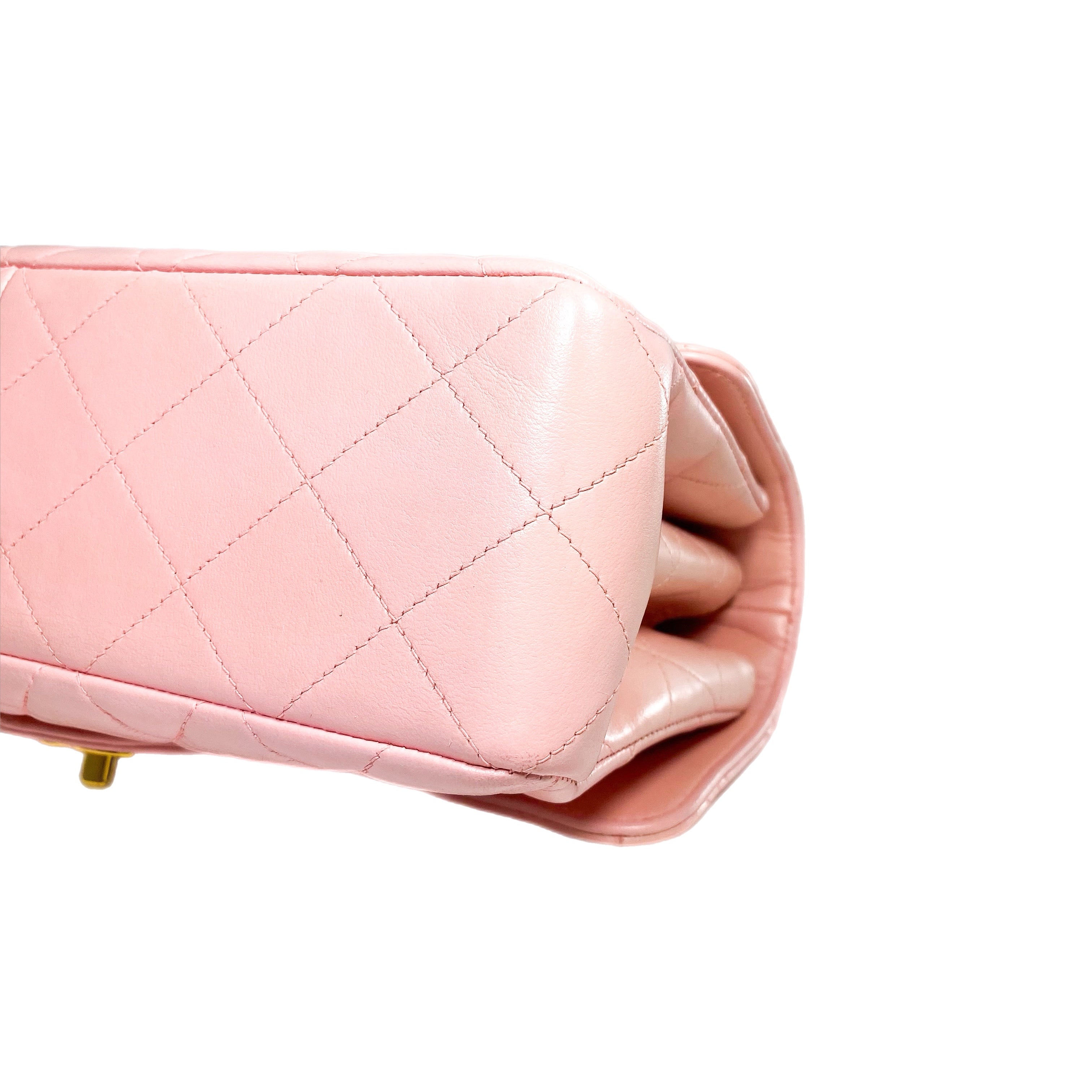 Chanel Pink Double Sided Vintage Jumbo Flap Bag