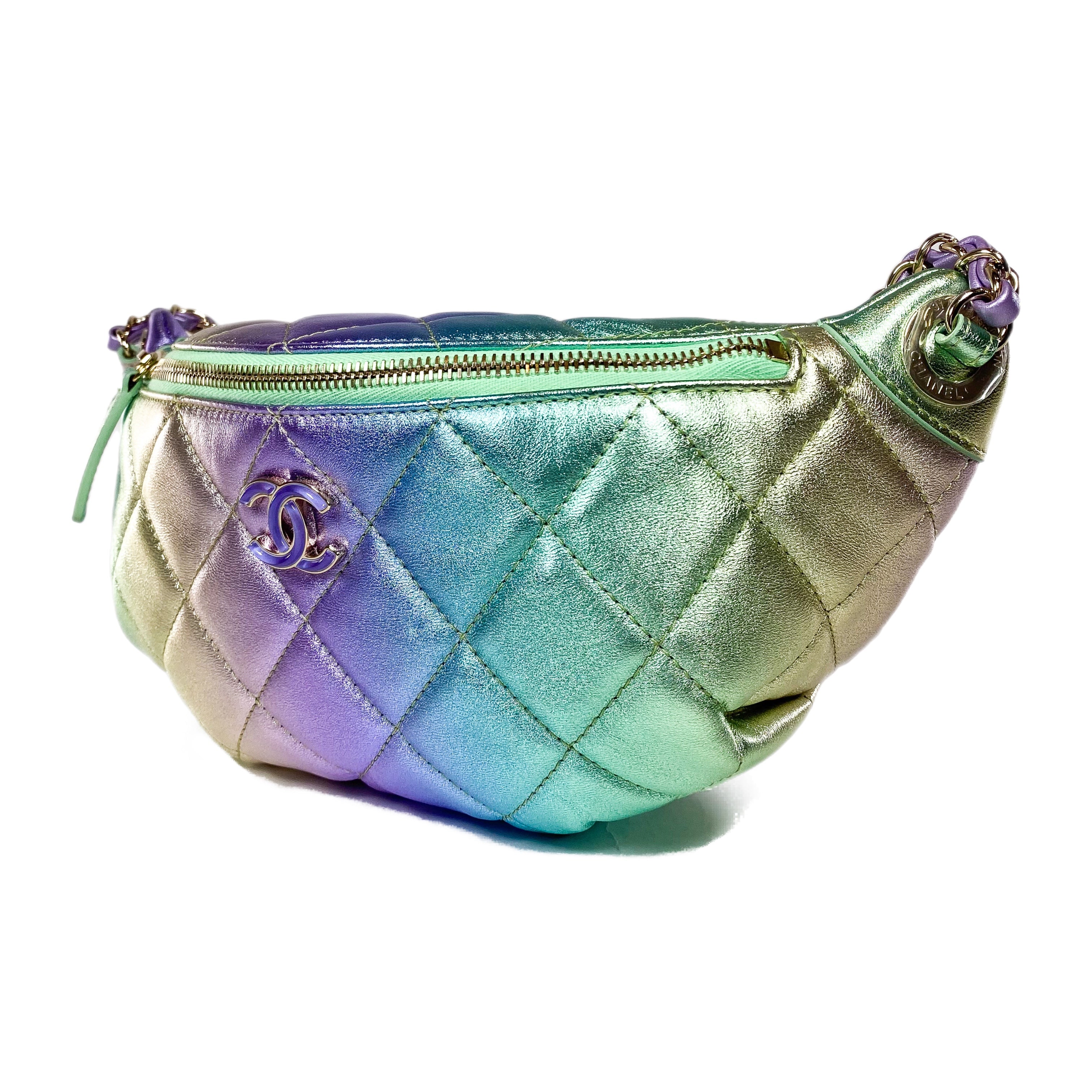 Chanel Metallic Rainbow Waist Bag