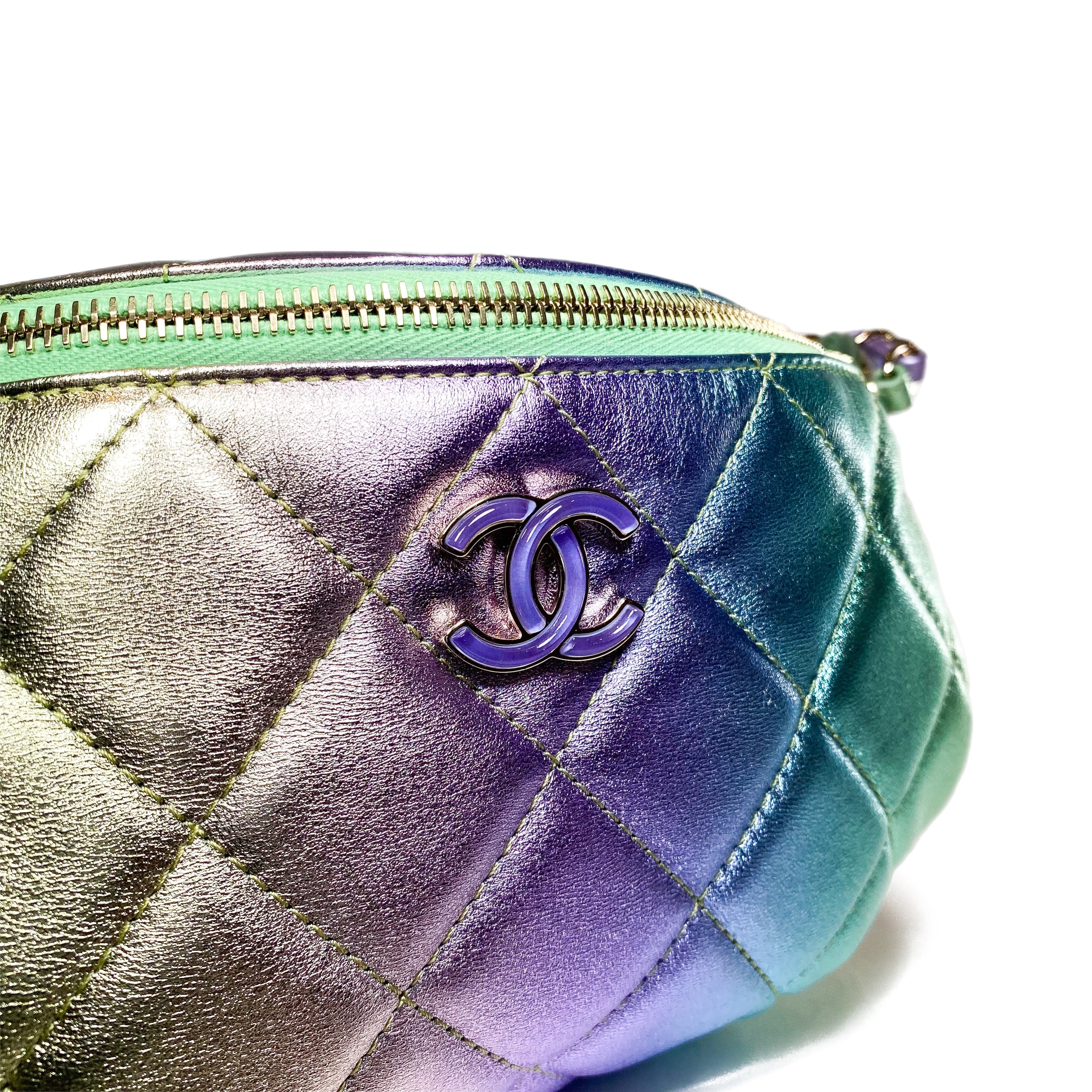 Chanel Metallic Rainbow Waist Bag