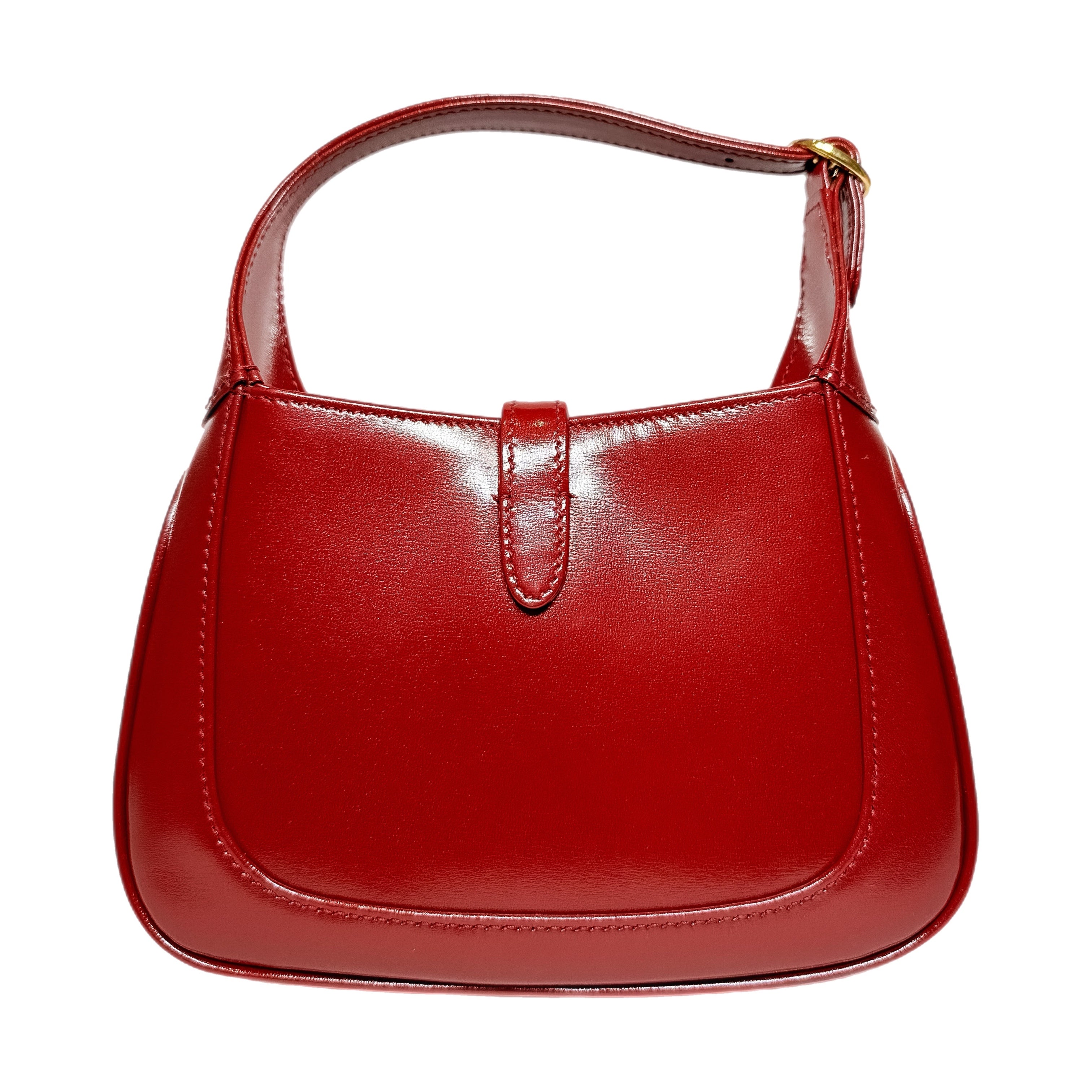 Gucci Cherry Red Boarded Lux Mini Jackie 1961