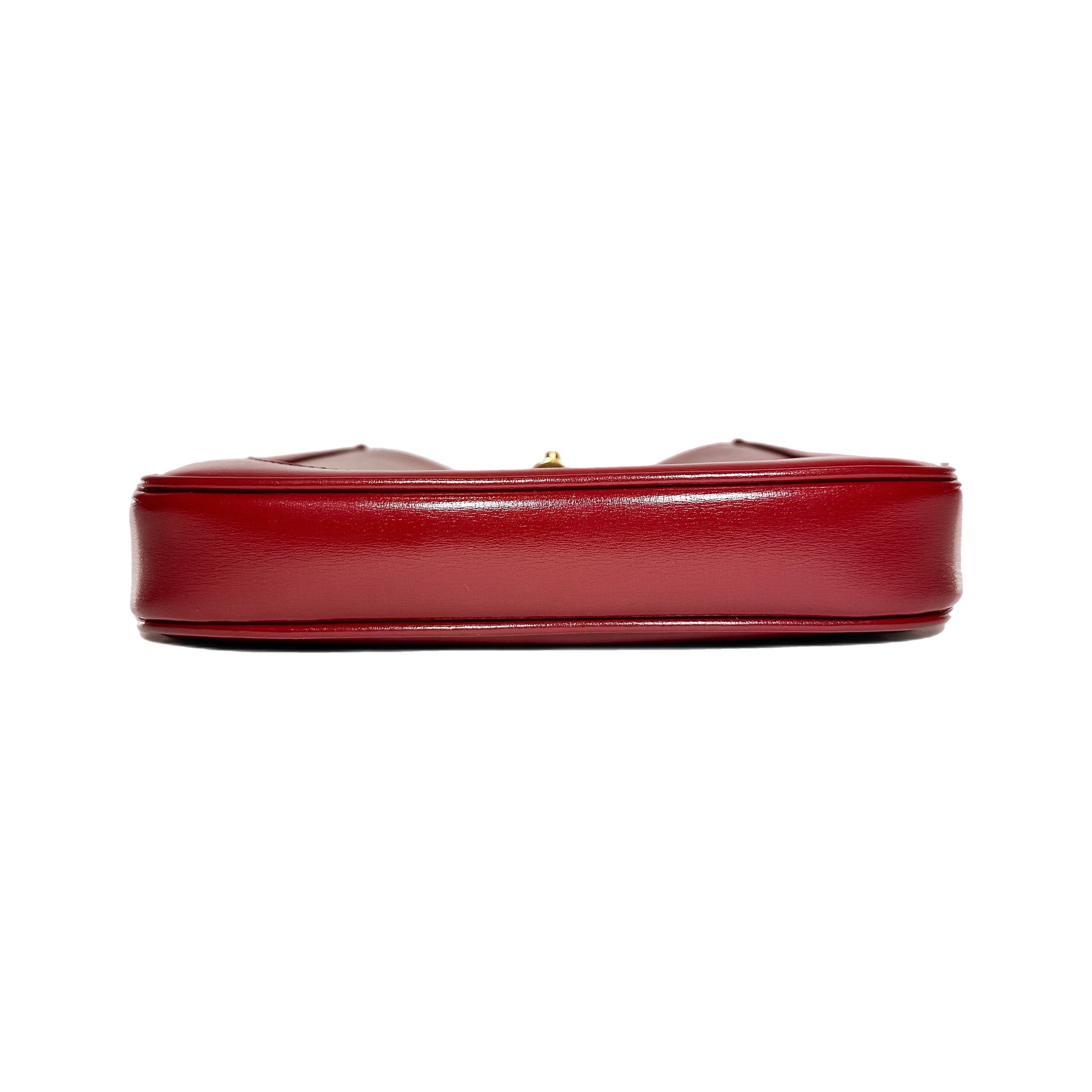 Gucci Cherry Red Boarded Lux Mini Jackie 1961