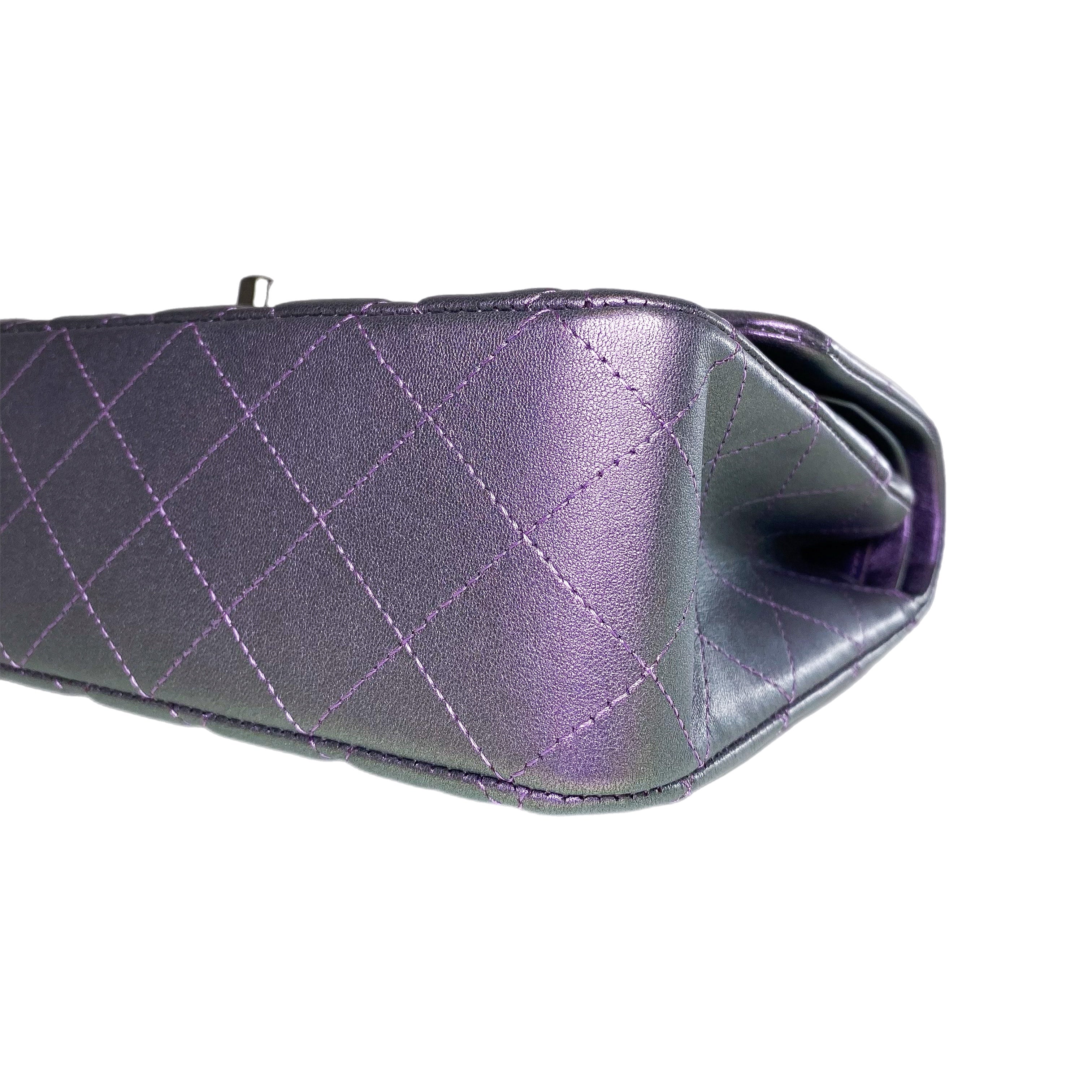 Chanel Iridescent Purple Medium Flap Bag