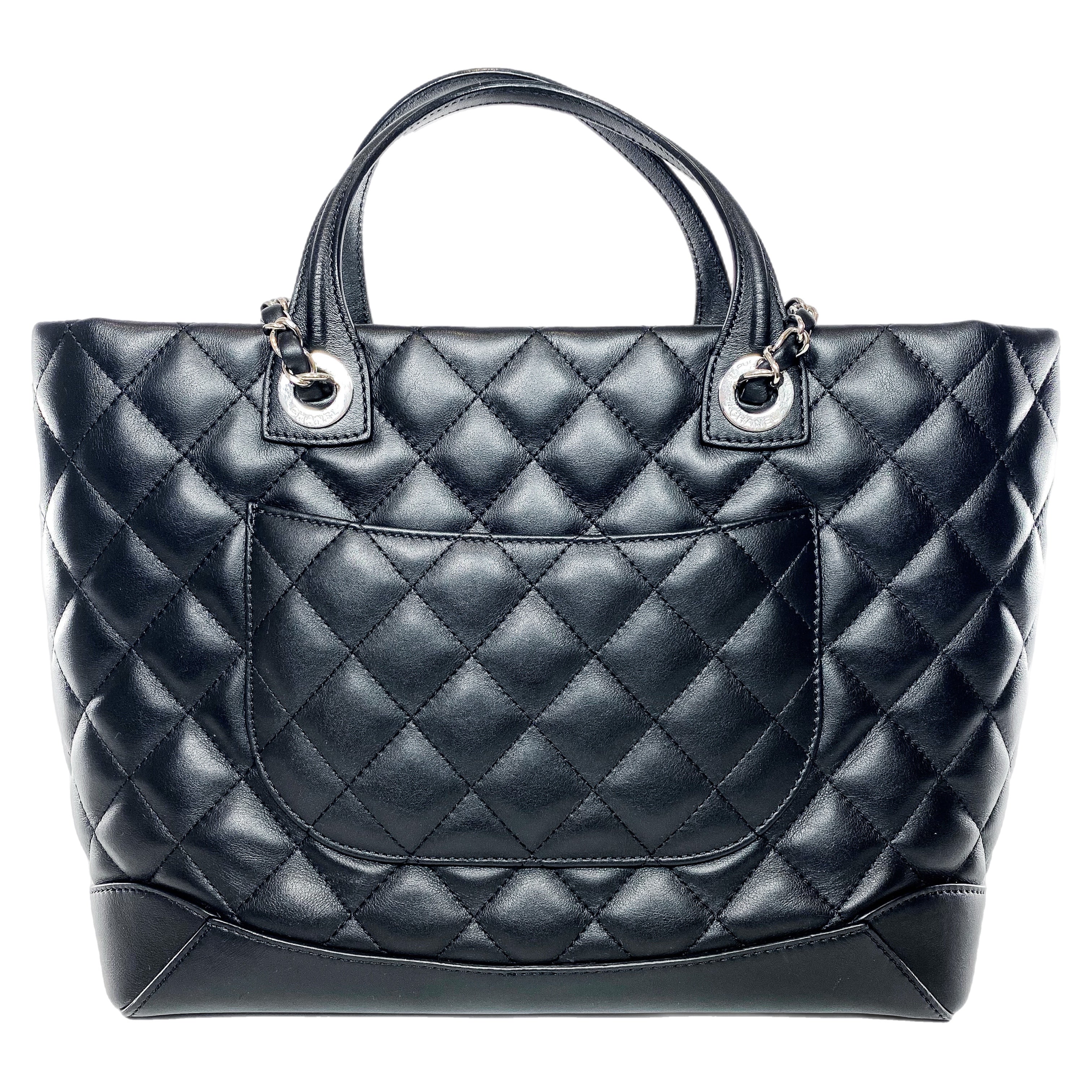 Chanel Black Small Easy Shopping Tote