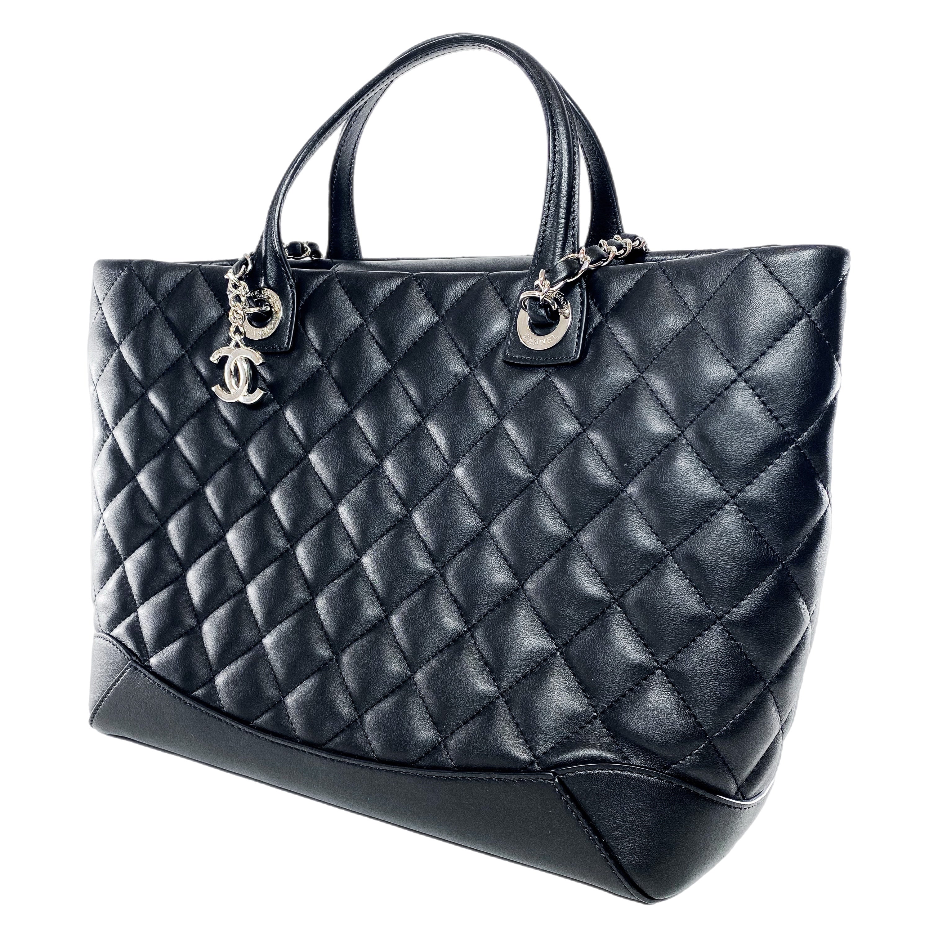 Chanel Black Small Easy Shopping Tote