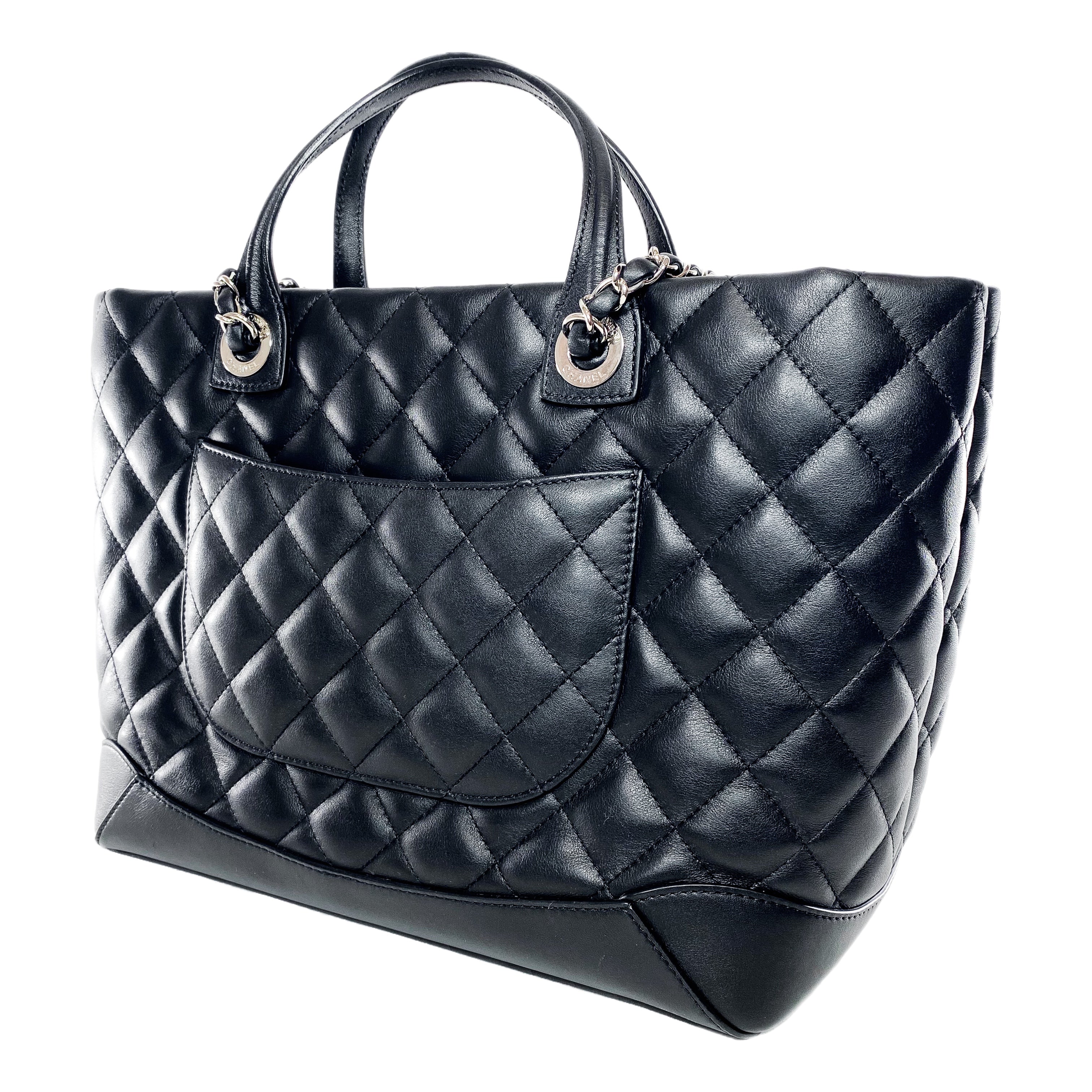 Chanel Black Small Easy Shopping Tote