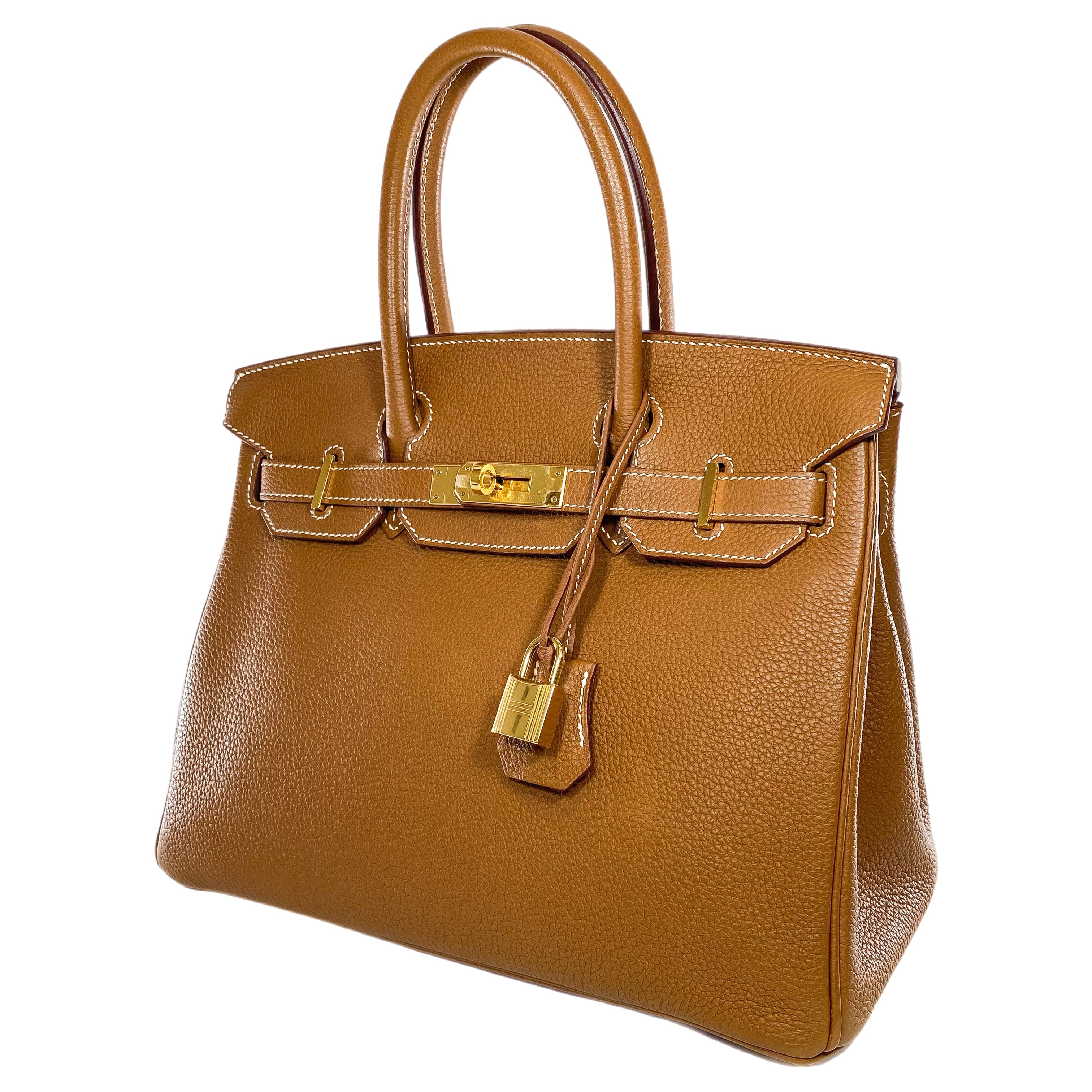 Hermes Birkin 30 Gold Togo Gold Hardware