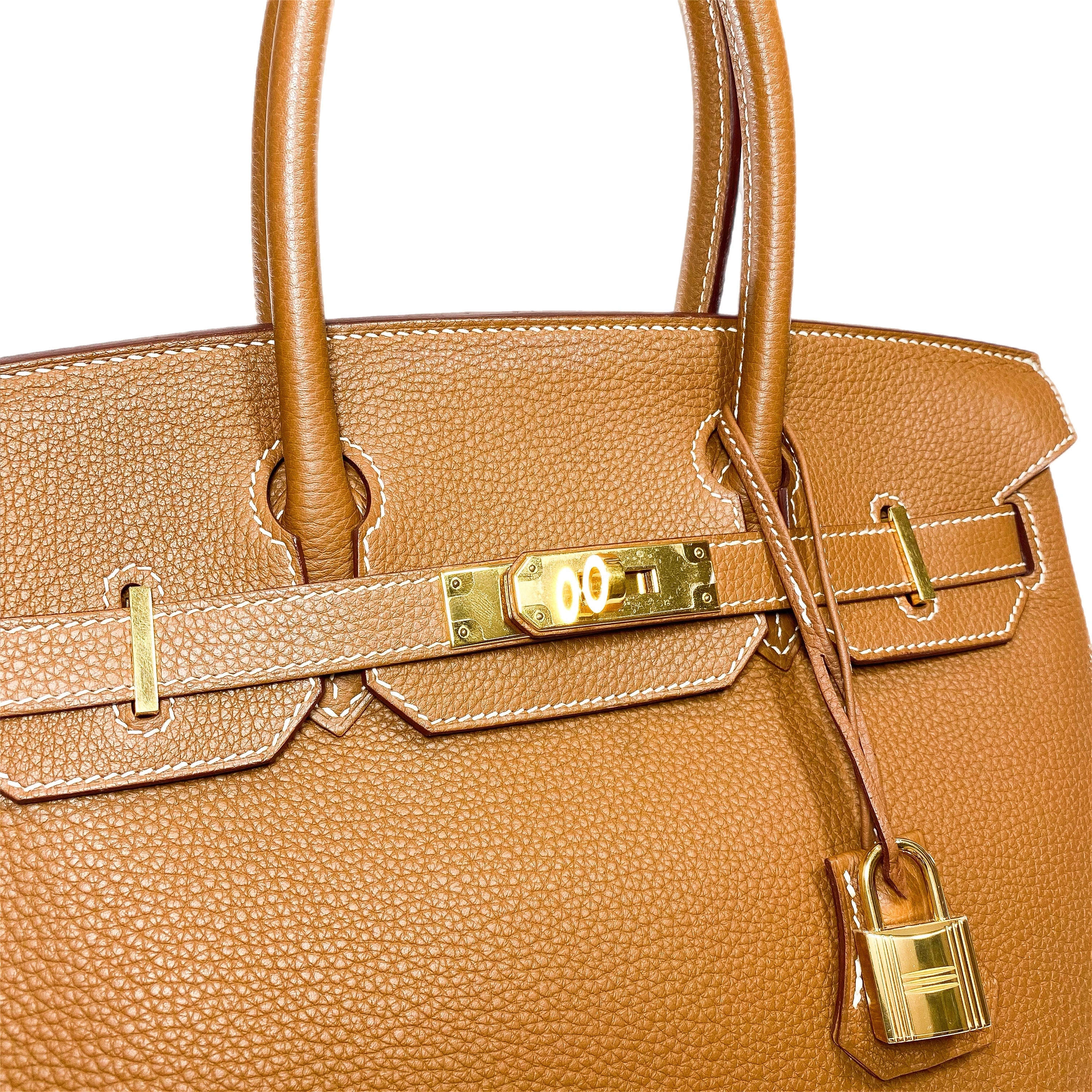 Hermes Birkin 30 Gold Togo Gold Hardware