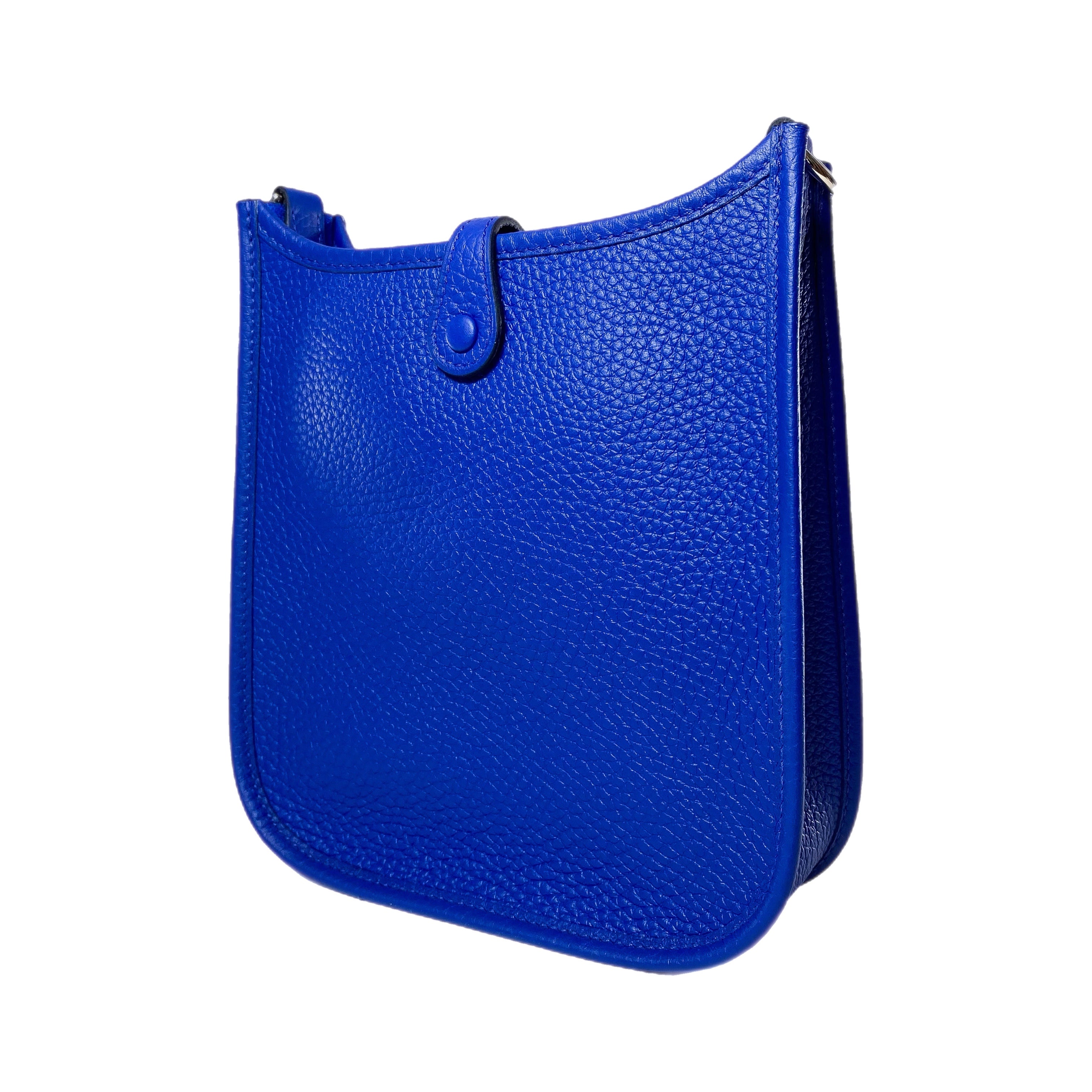 Hermes TPM Bleu Electrique Clemence Palladium Hardware