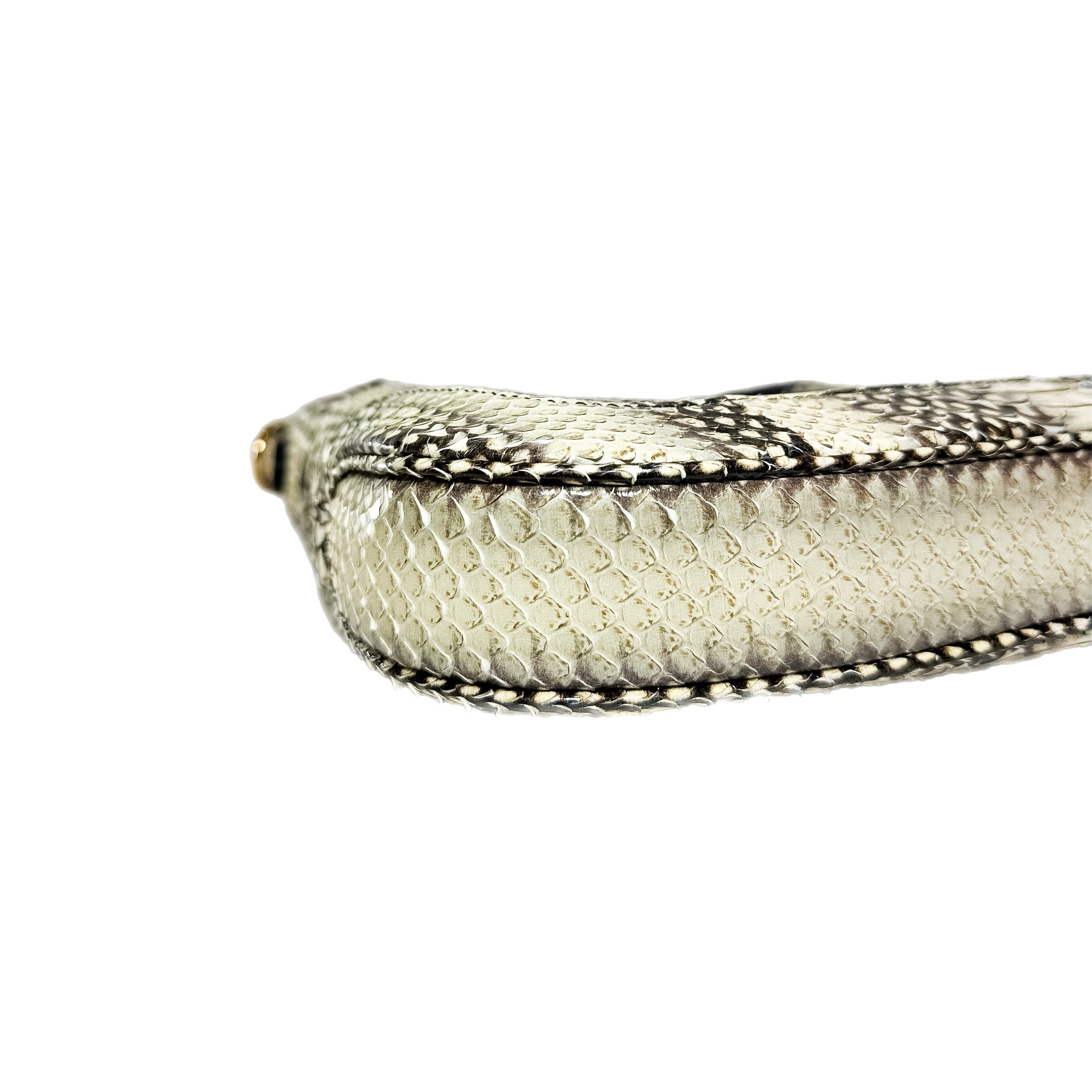 Gucci Ivory Brown Python Jackie 1961