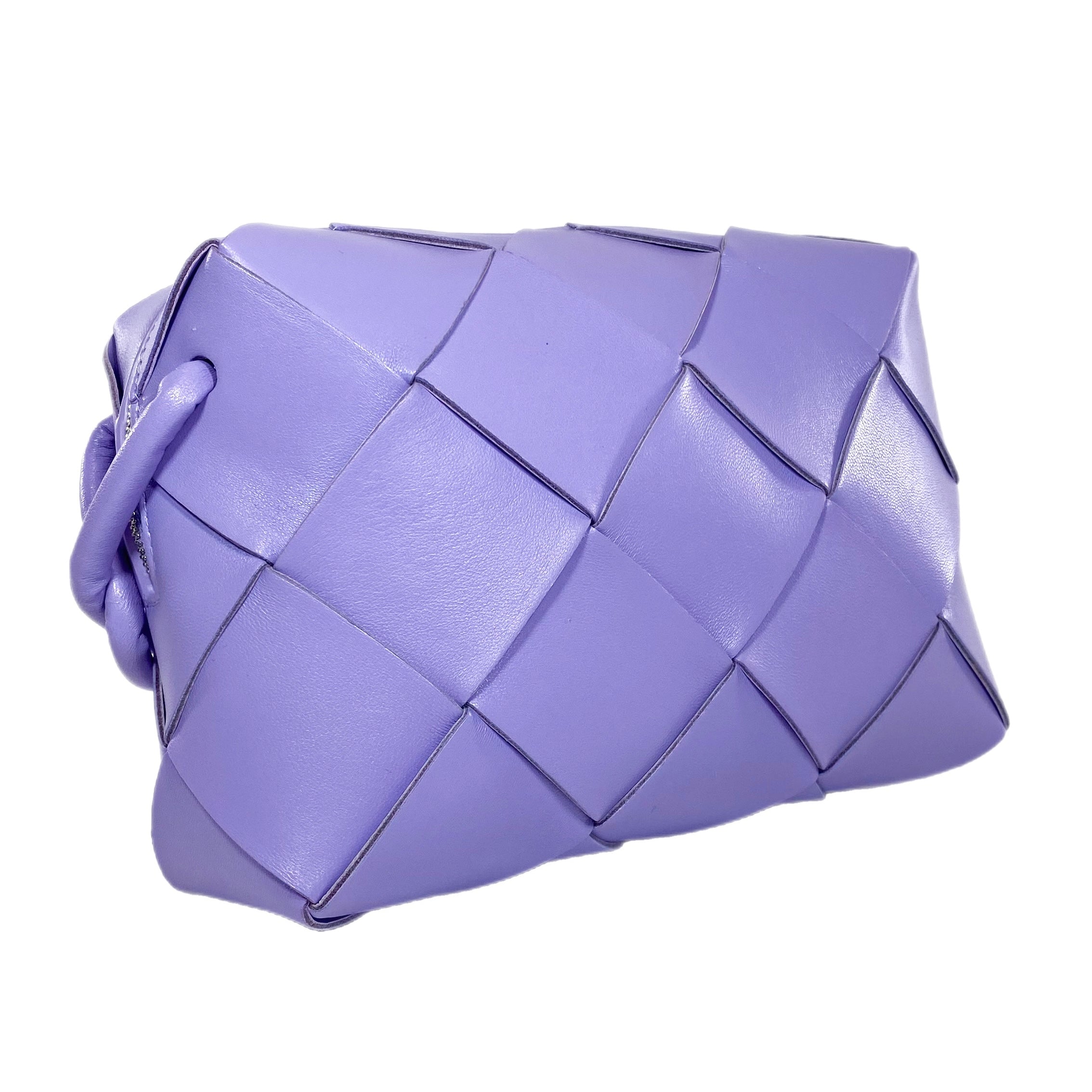 Bottega veneta padded discount cassette bag purple