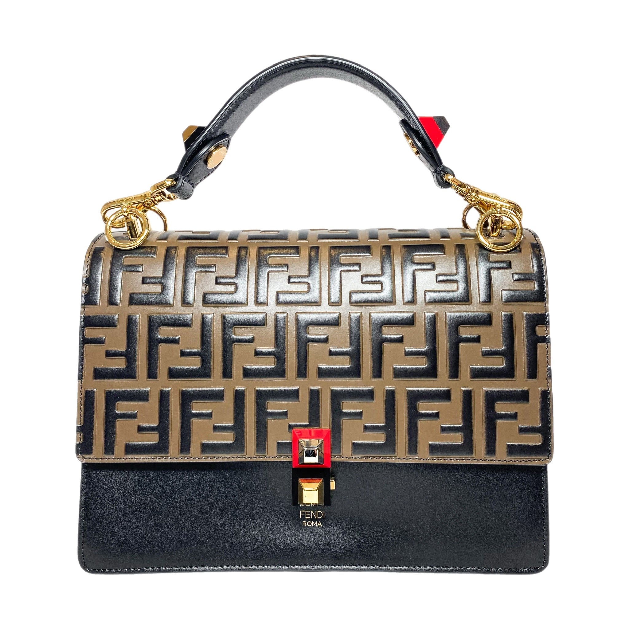 Fendi kan i shops embossed