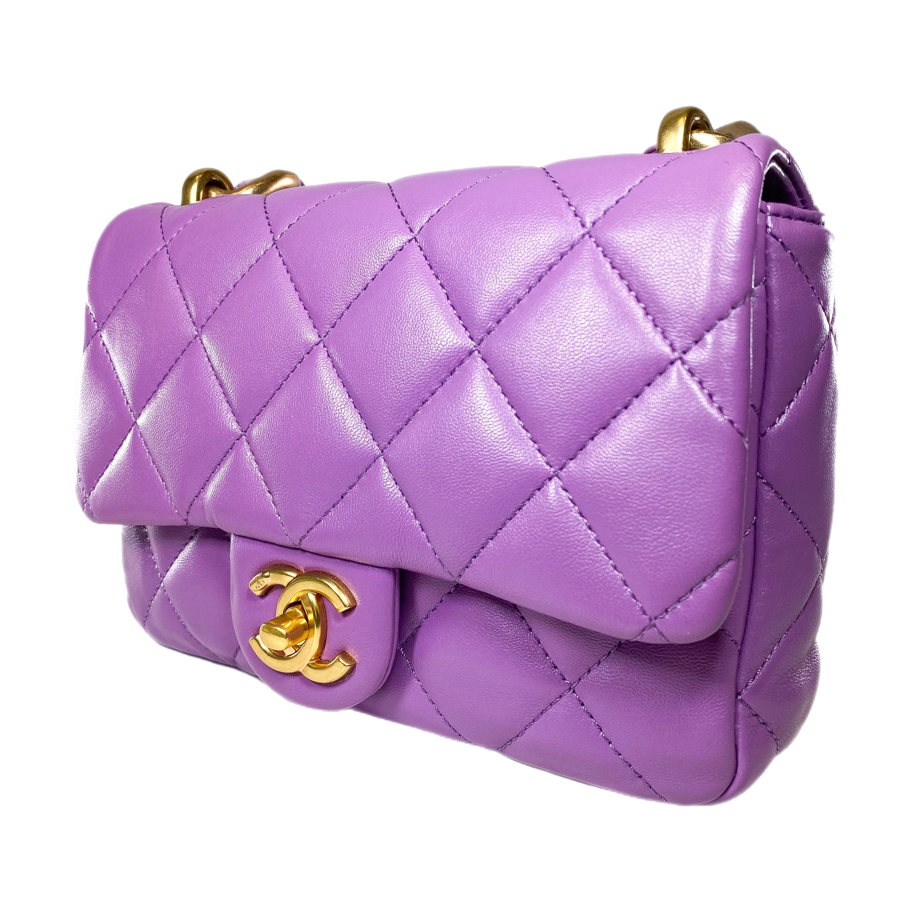 Chanel Lavender Funky Town Flap Bag