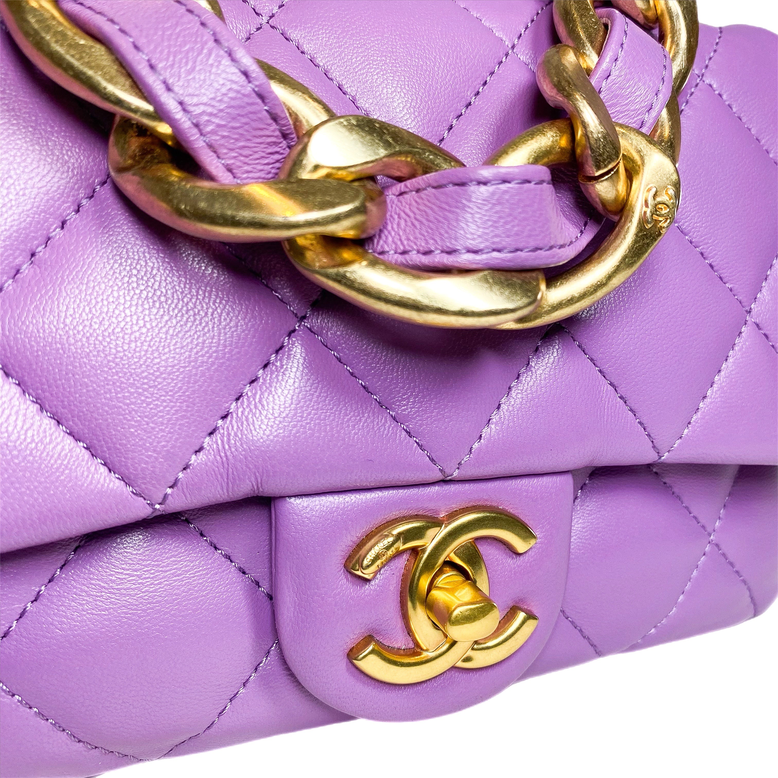 Chanel Lavender Funky Town Flap Bag