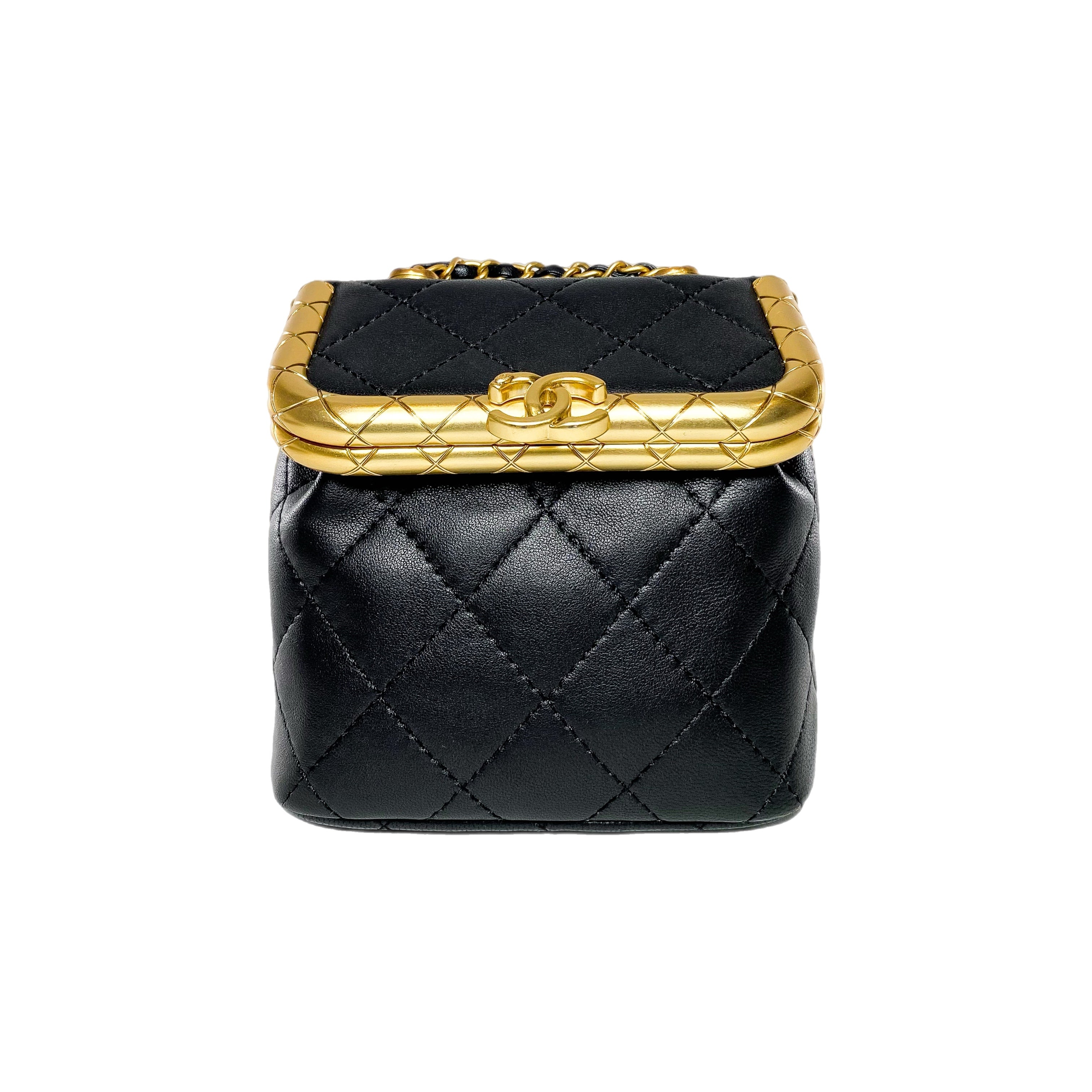 Chanel Black Quilted Micro My Crush Bag