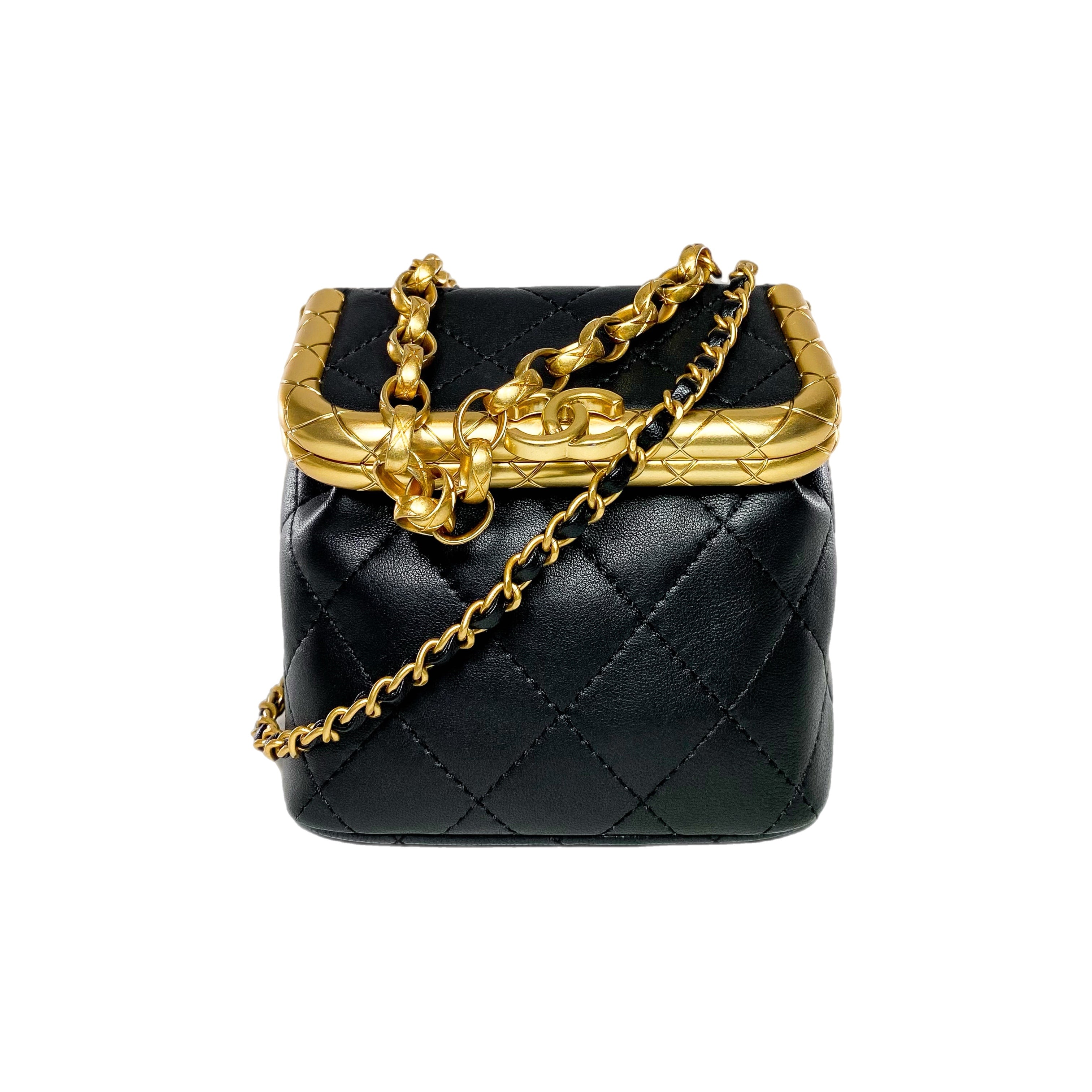 Chanel Black Quilted Micro My Crush Bag