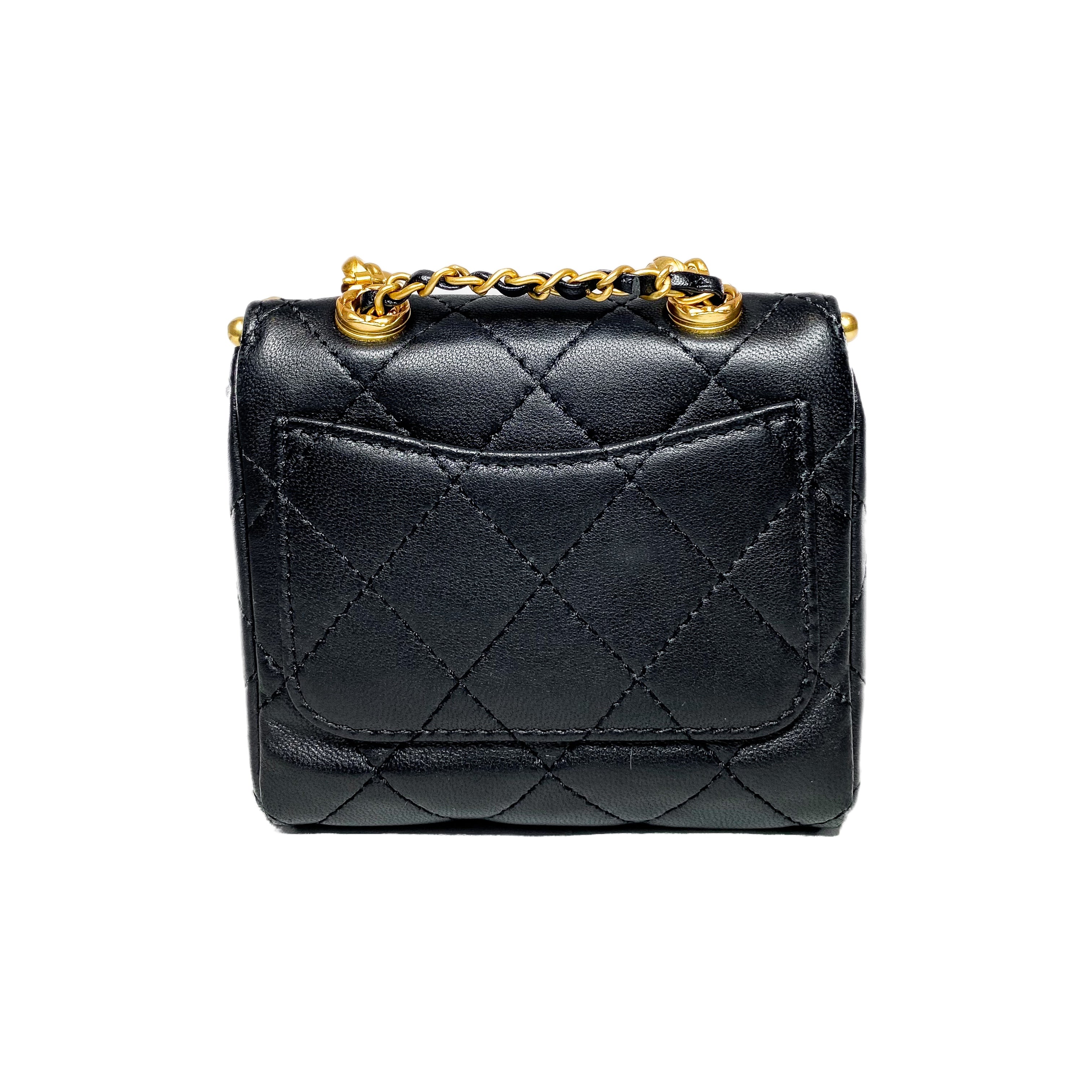 Chanel Black Quilted Micro My Crush Bag