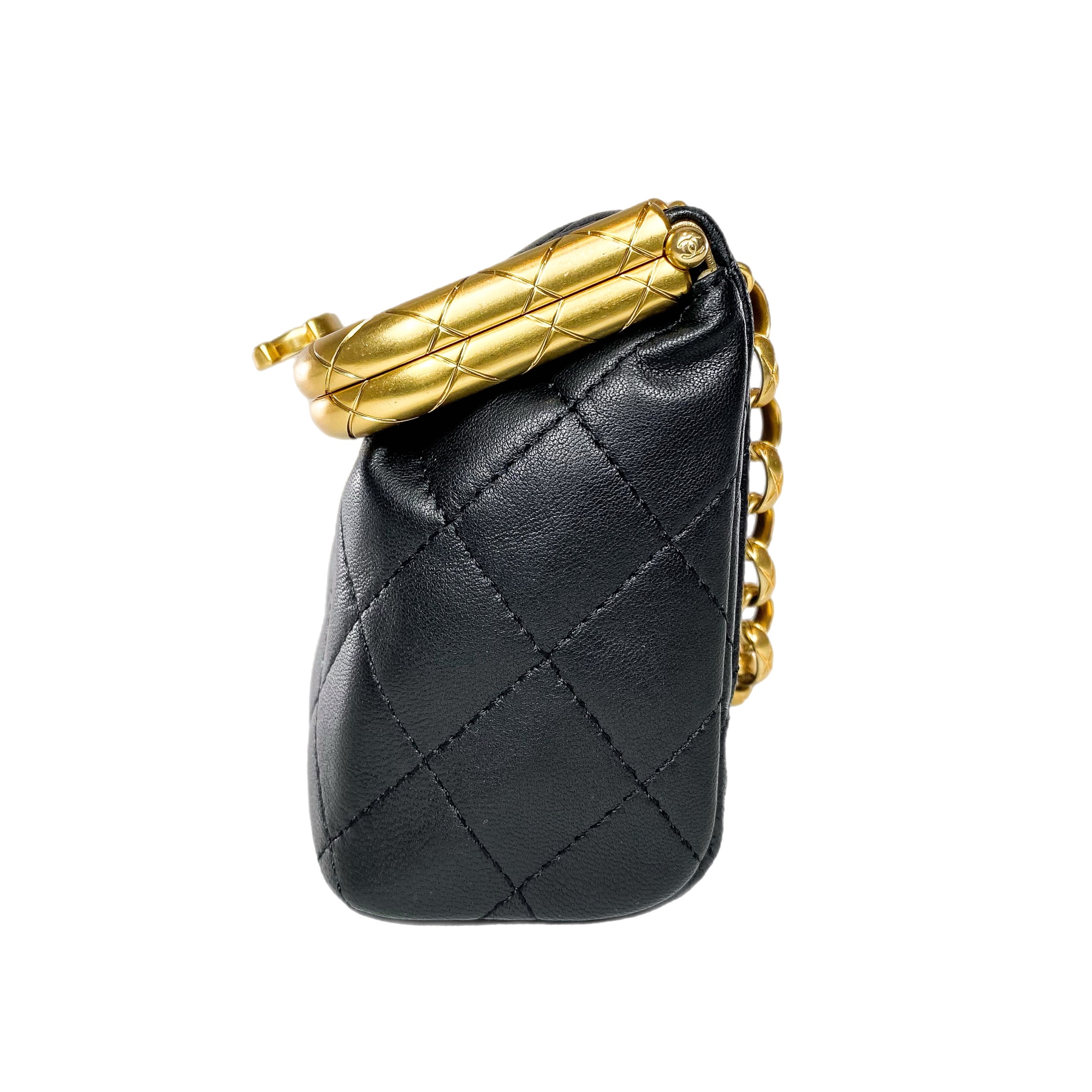 Chanel Black Quilted Micro My Crush Bag