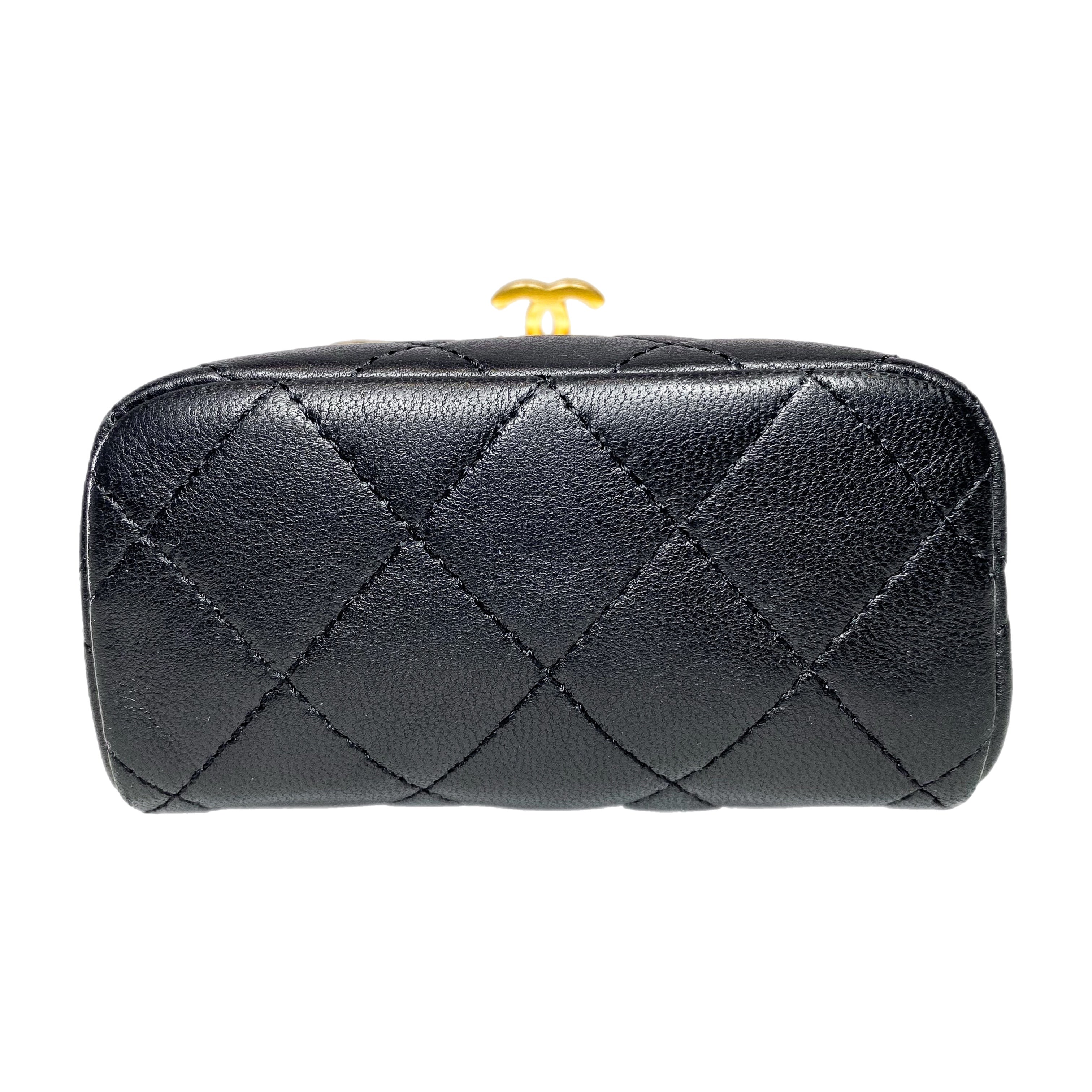 Chanel Black Quilted Micro My Crush Bag