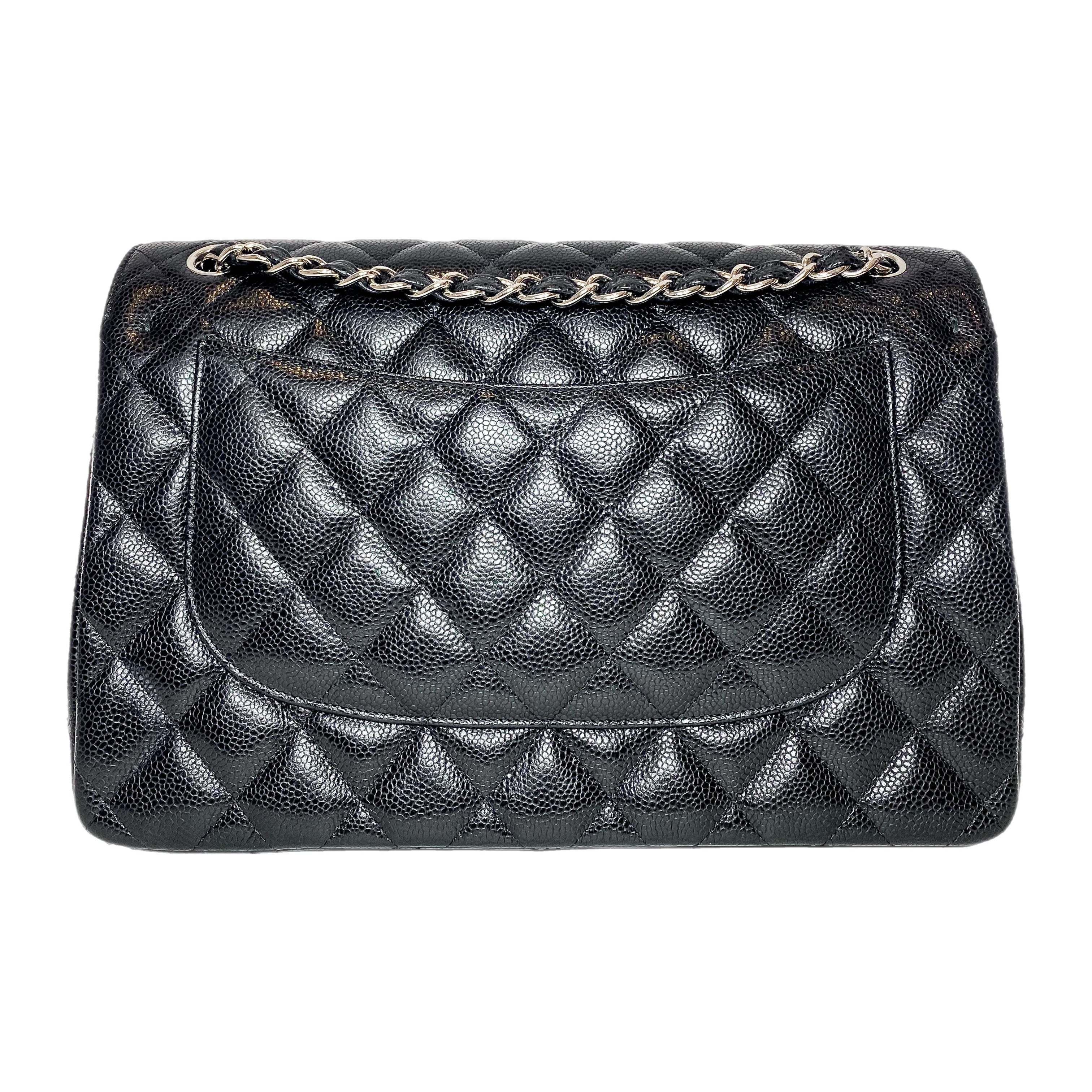 Chanel Black Jumbo Double Flap Bag