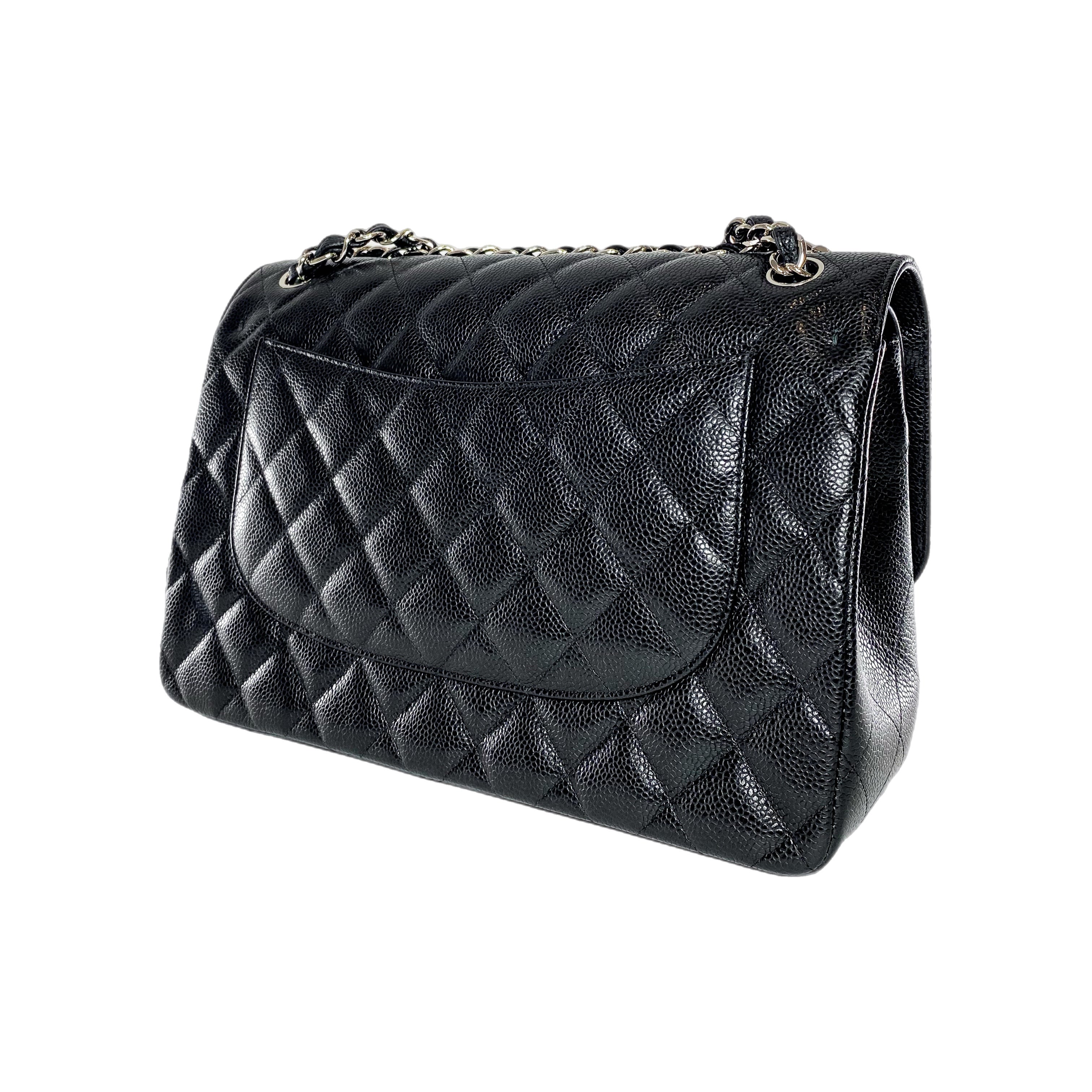 Chanel Black Jumbo Double Flap Bag