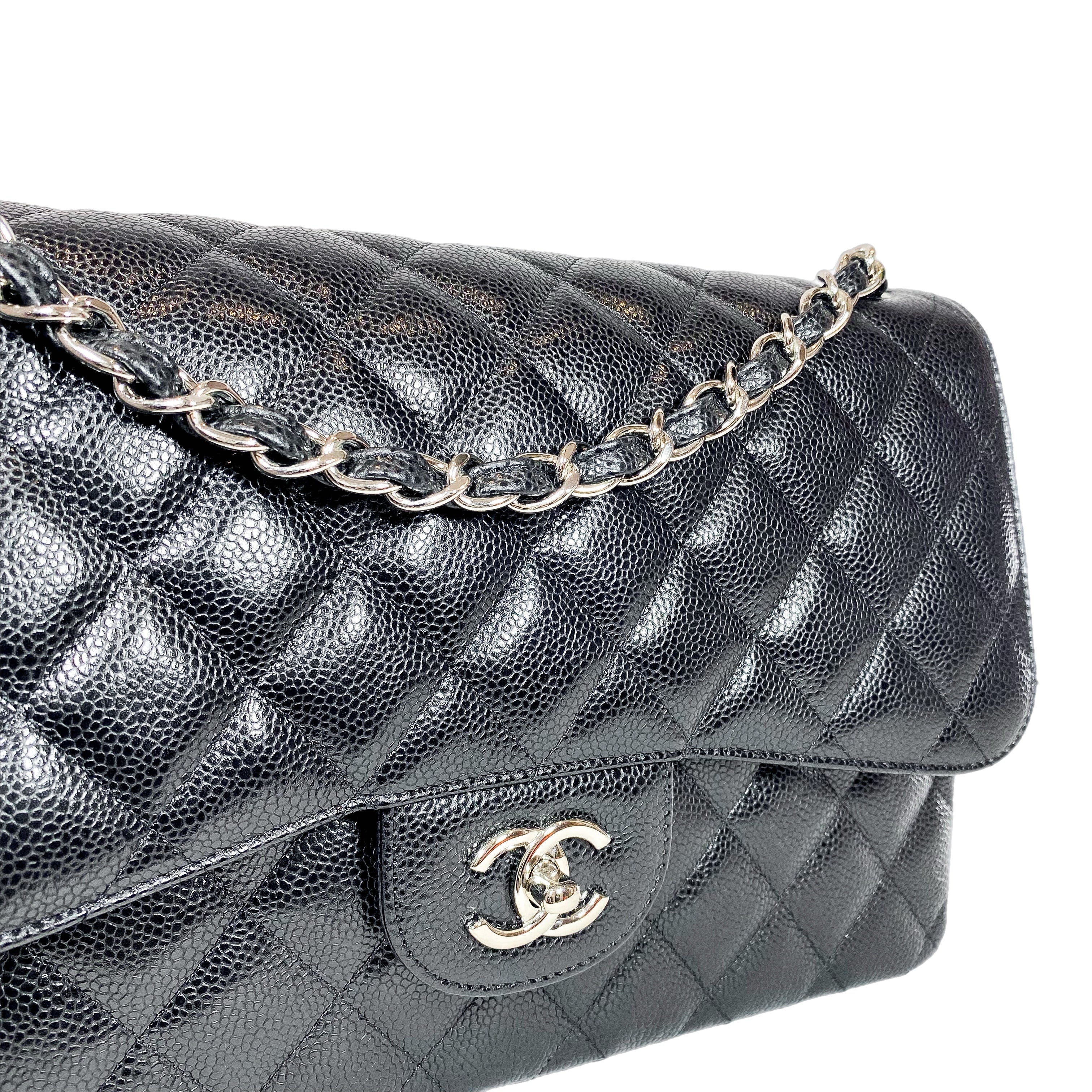 Chanel Black Jumbo Double Flap Bag