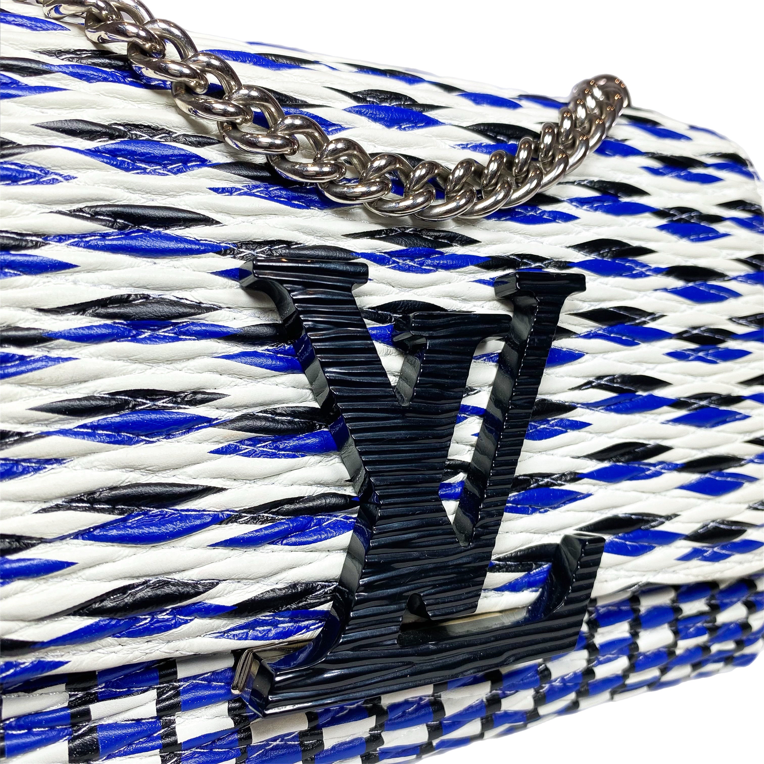 Louis Vuitton Quilted Chain Louise Smoke Clutch