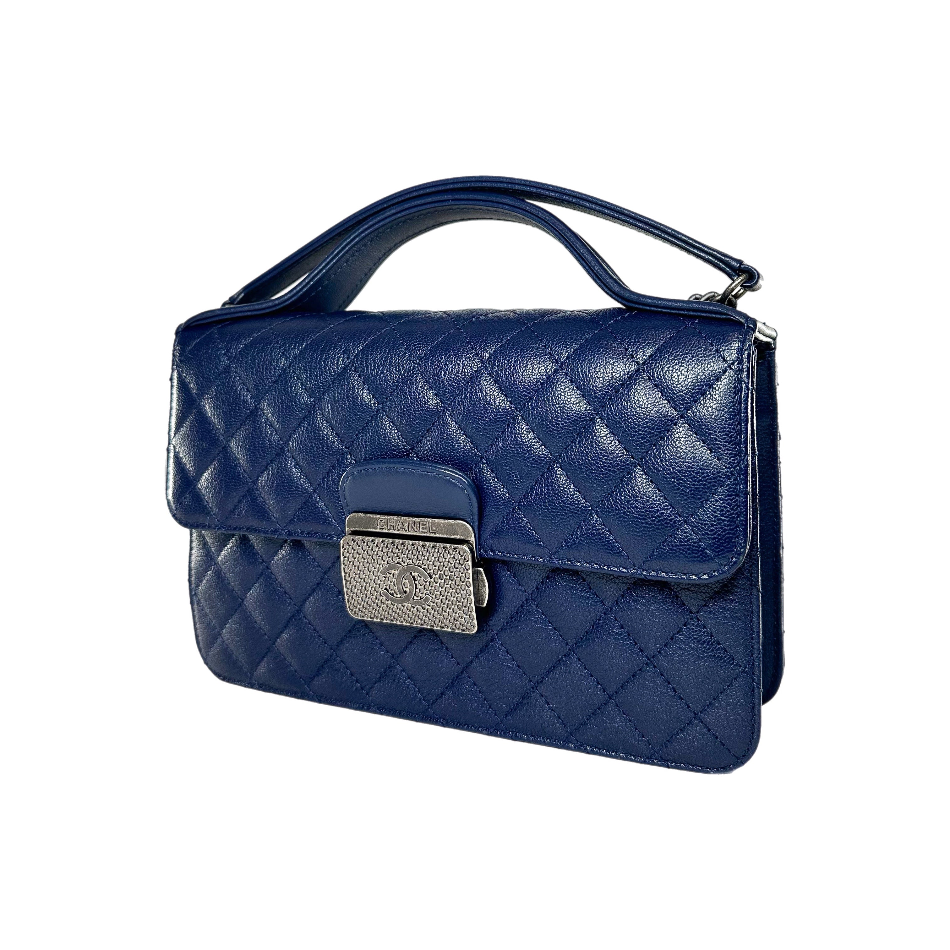 Chanel Navy University Flap Bag