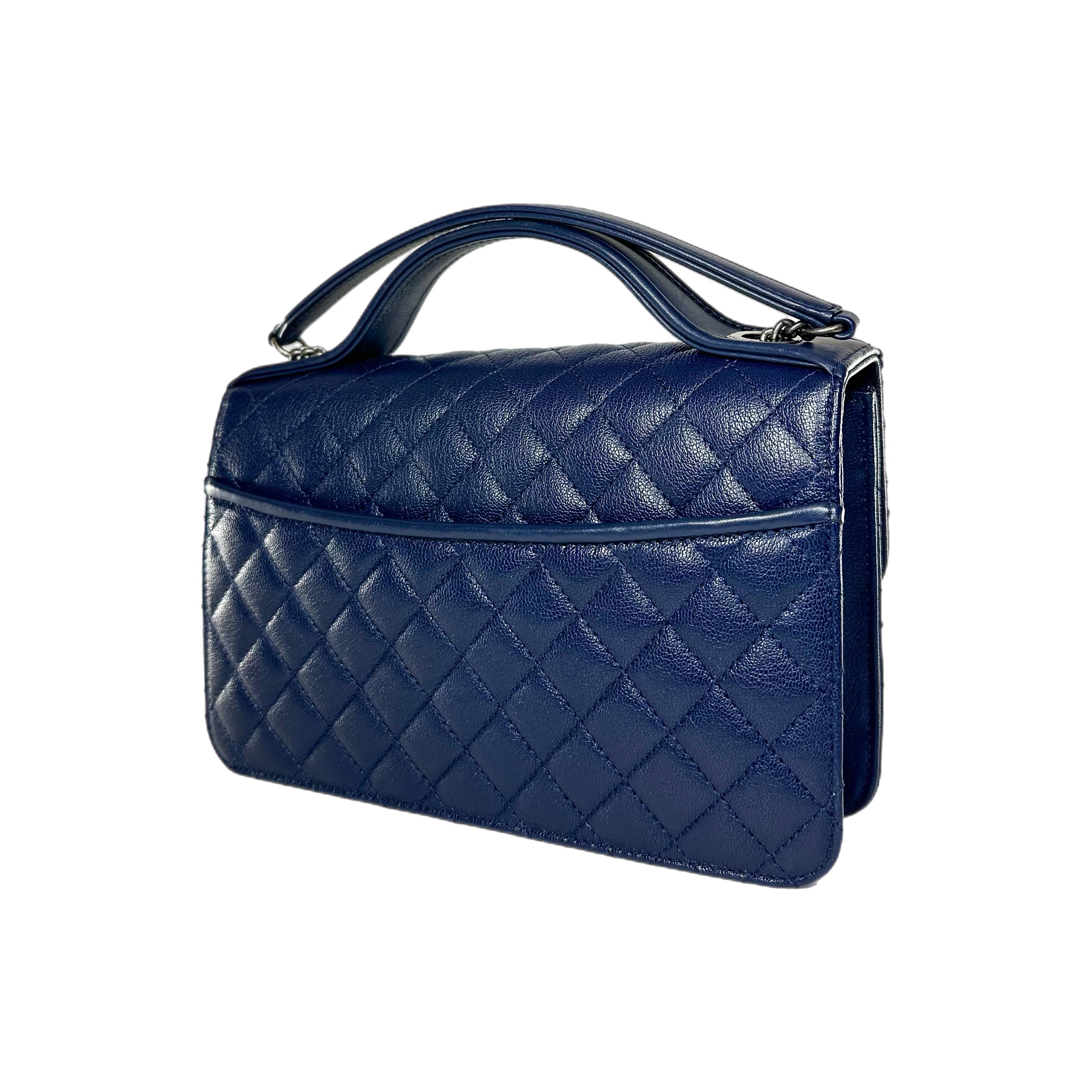 Chanel Navy University Flap Bag