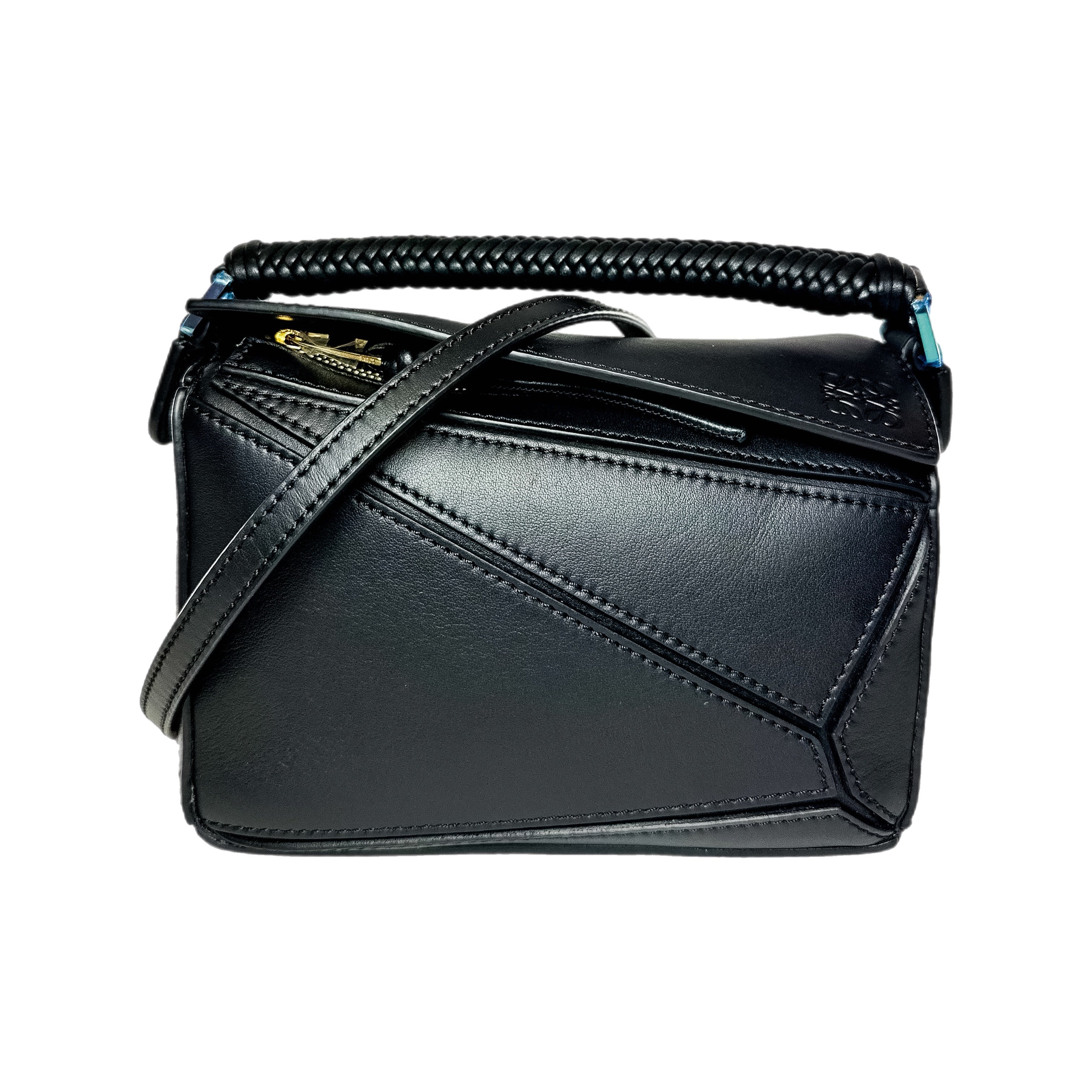 Loewe Black Mini Puzzle Bag