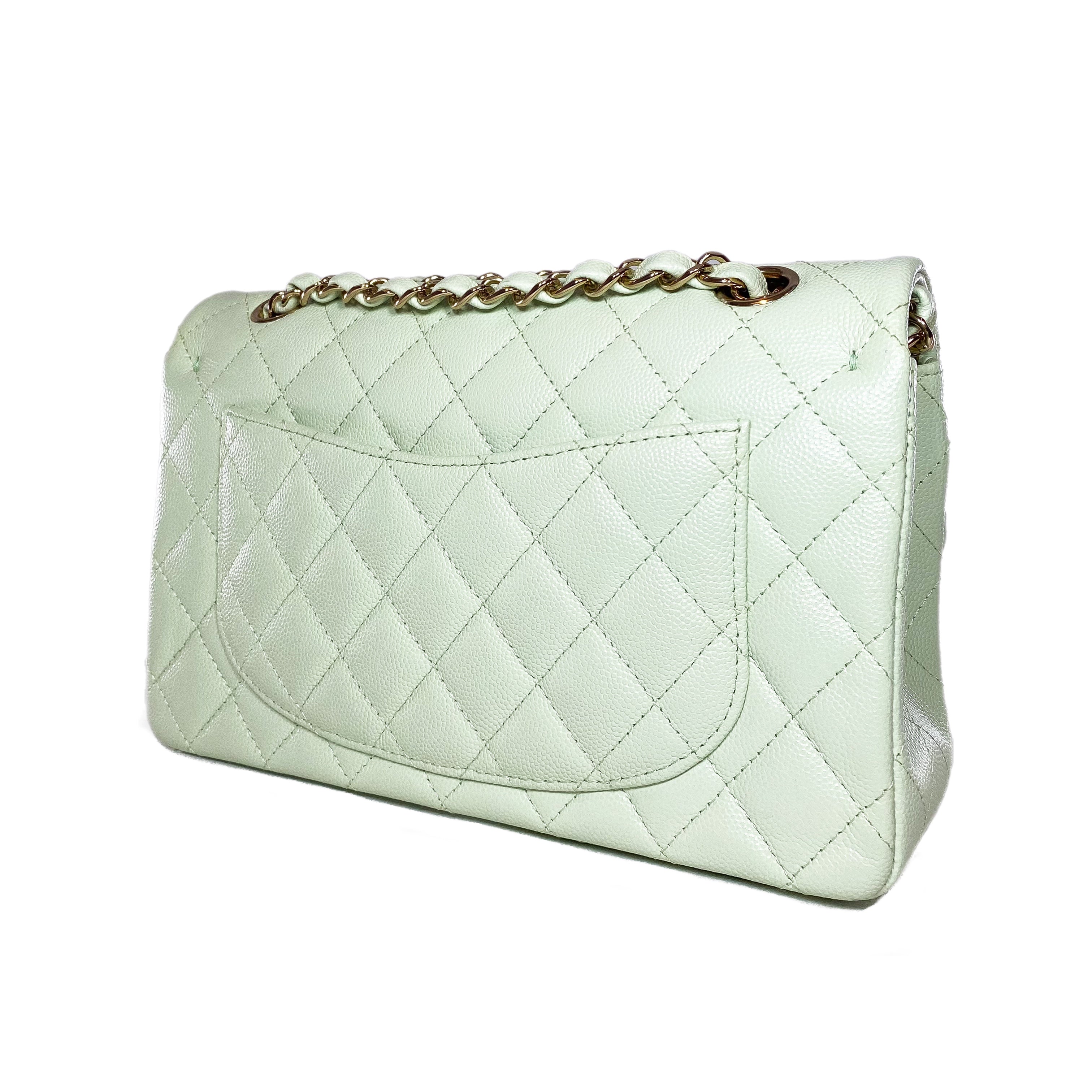 Chanel Mint Small Double Flap Bag