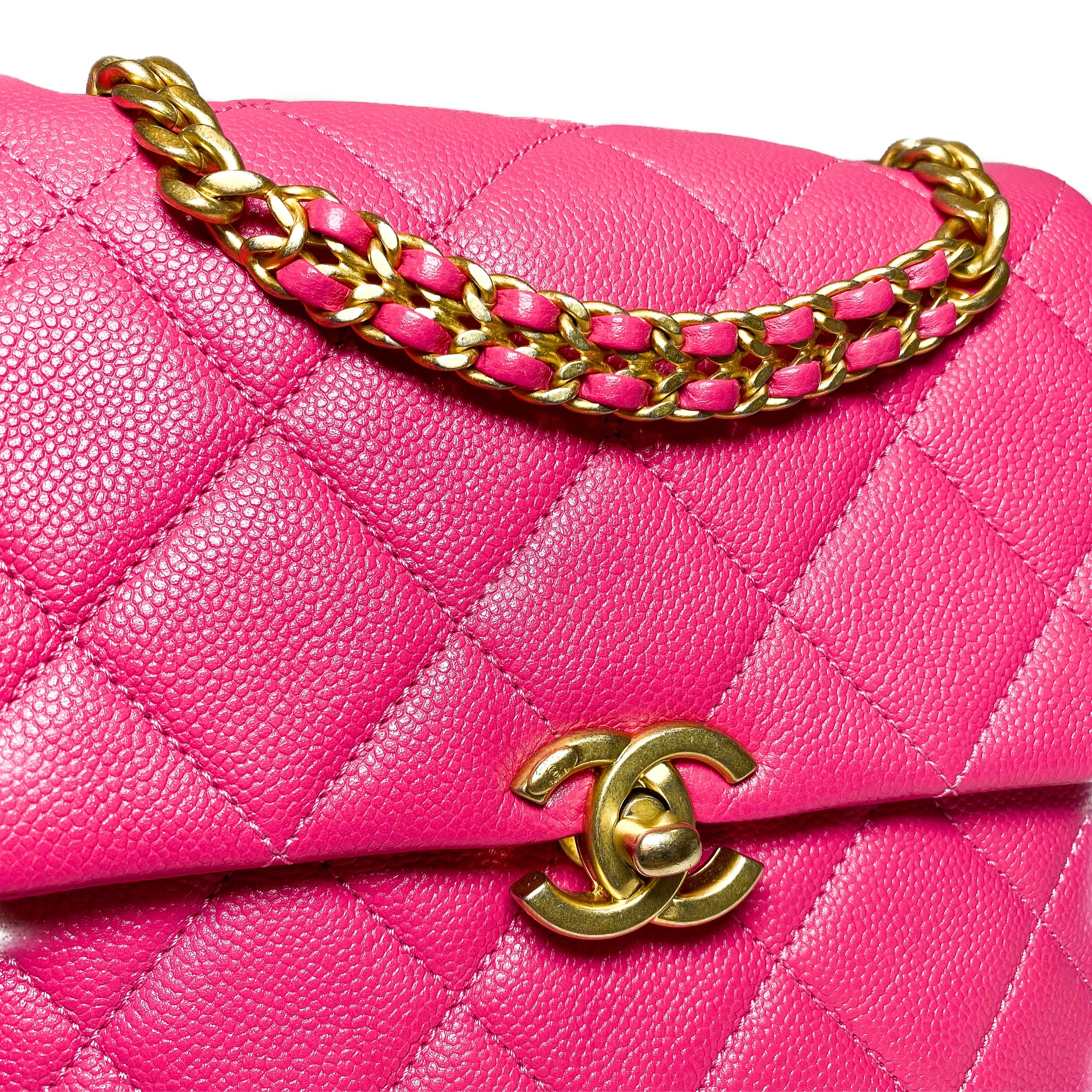 Chanel Pink Chain Melody Backpack