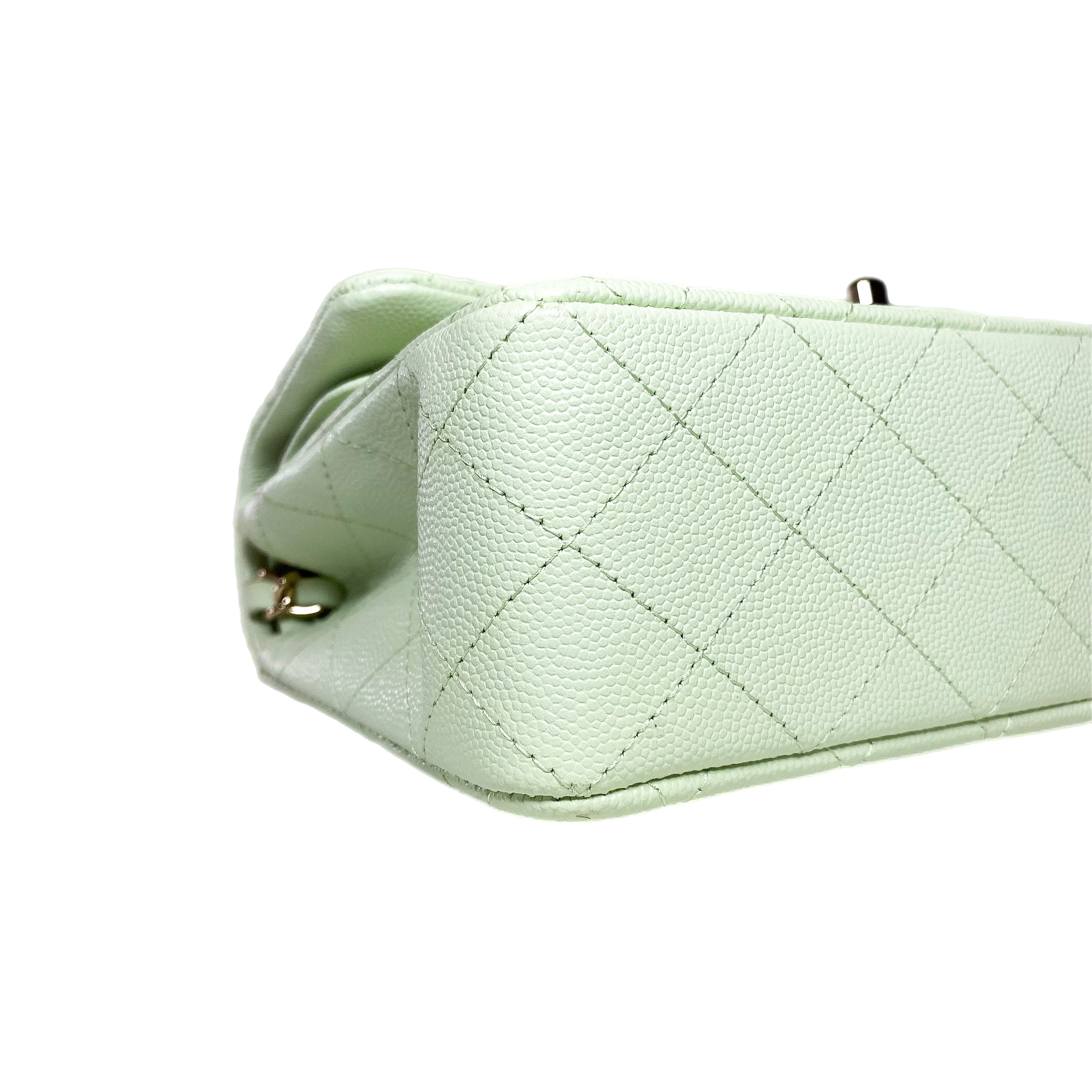 Chanel Mint Small Double Flap Bag