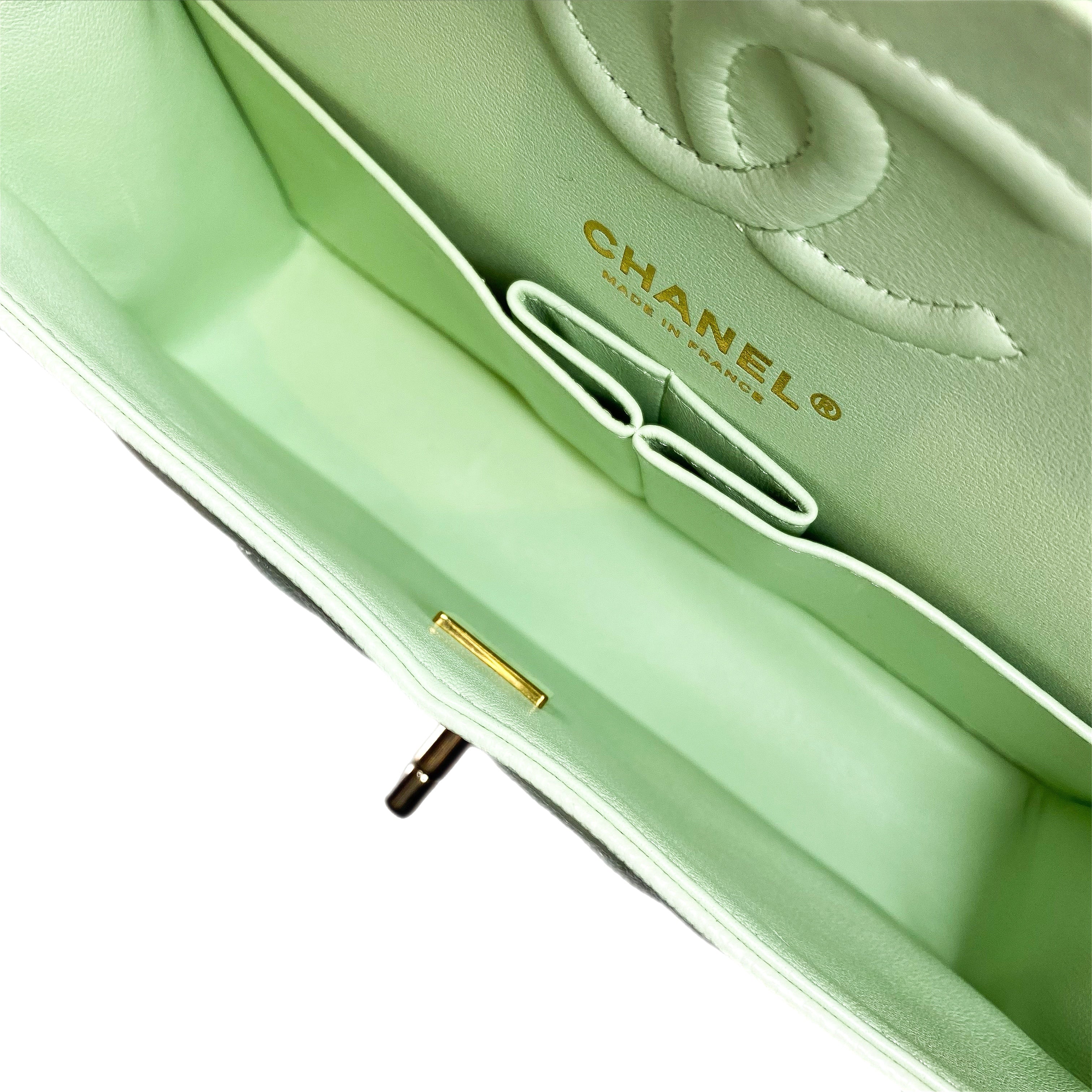 Chanel Mint Small Double Flap Bag