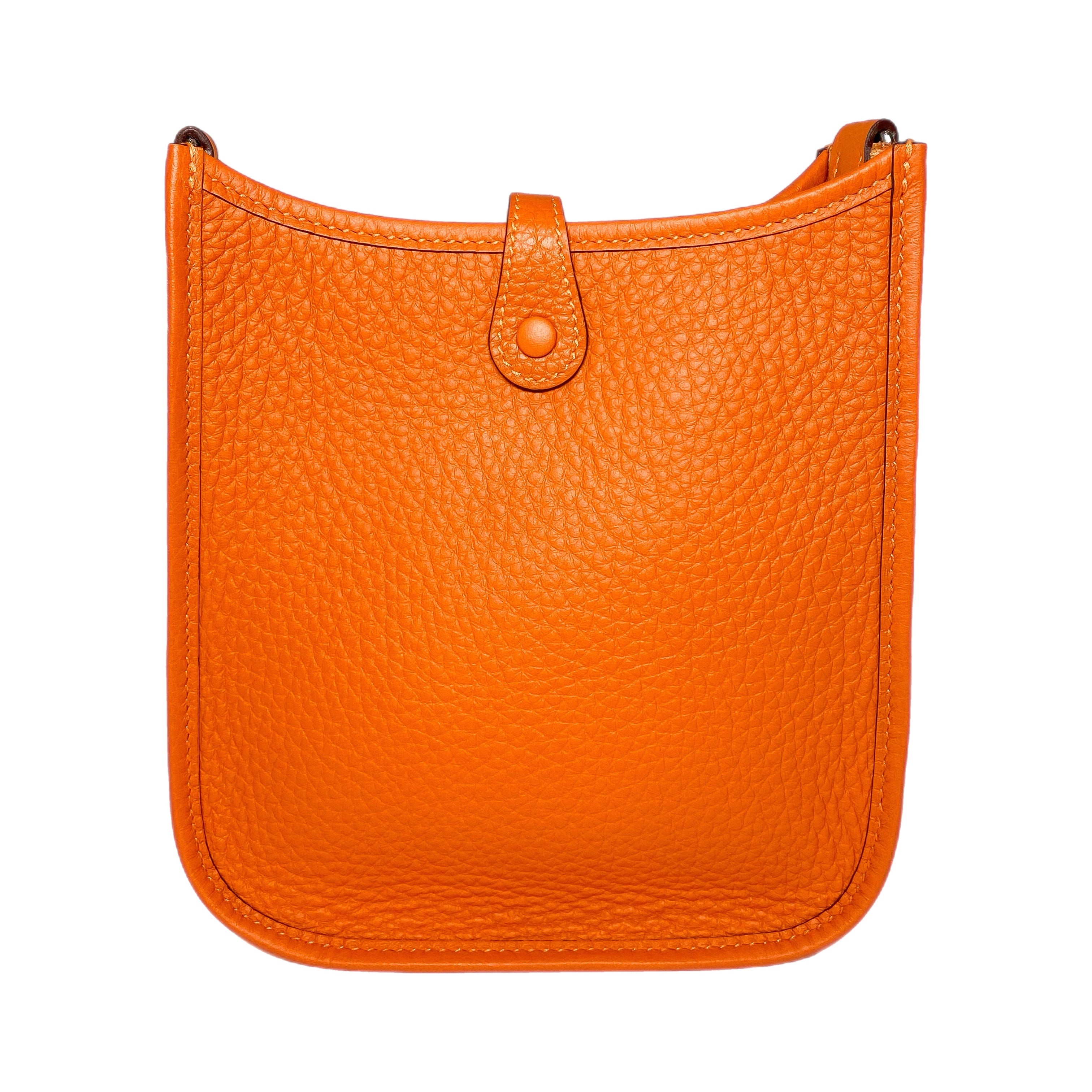 Hermes Evelyne TPM Orange Clemence Palladium Hardware