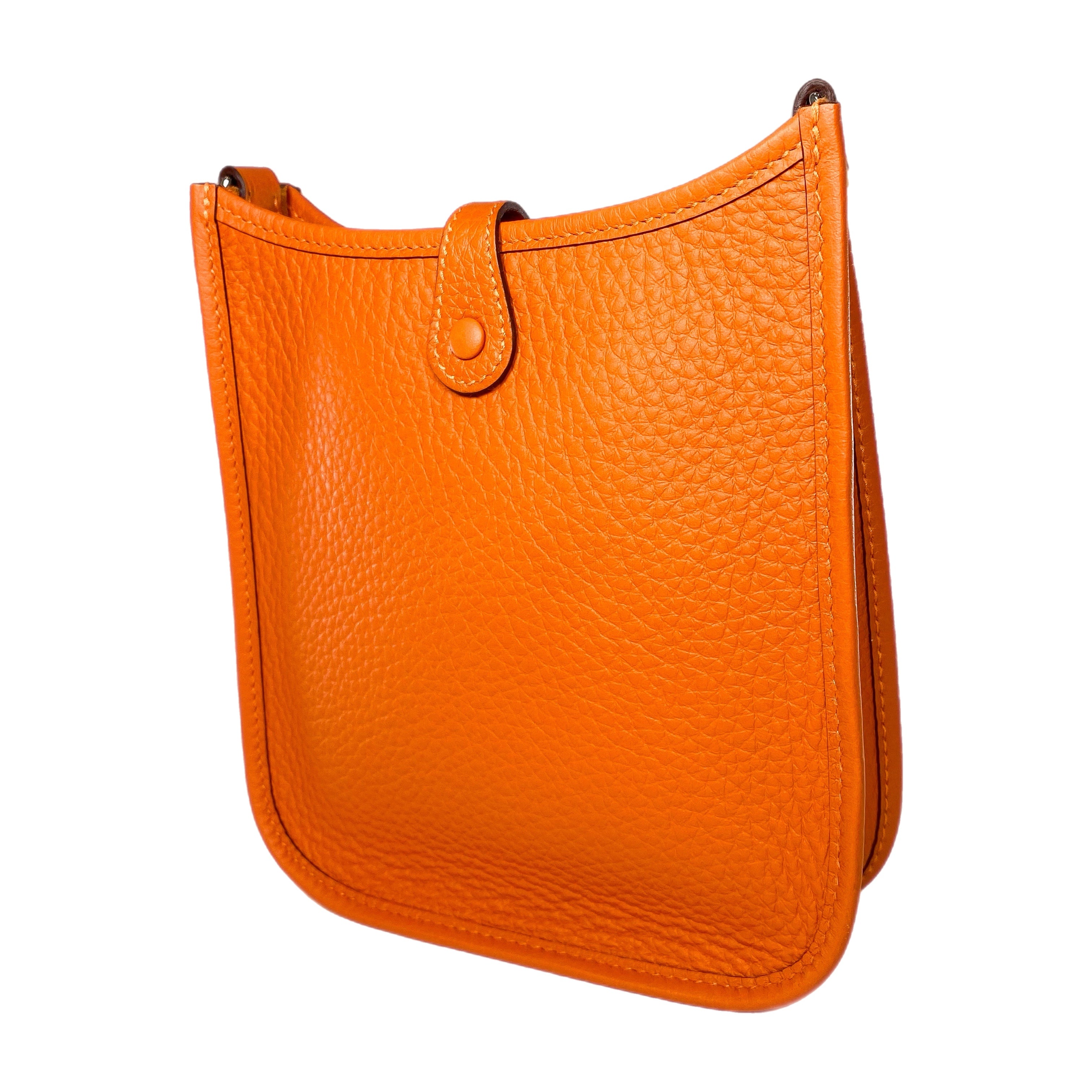 Hermes Evelyne TPM Orange Clemence Palladium Hardware