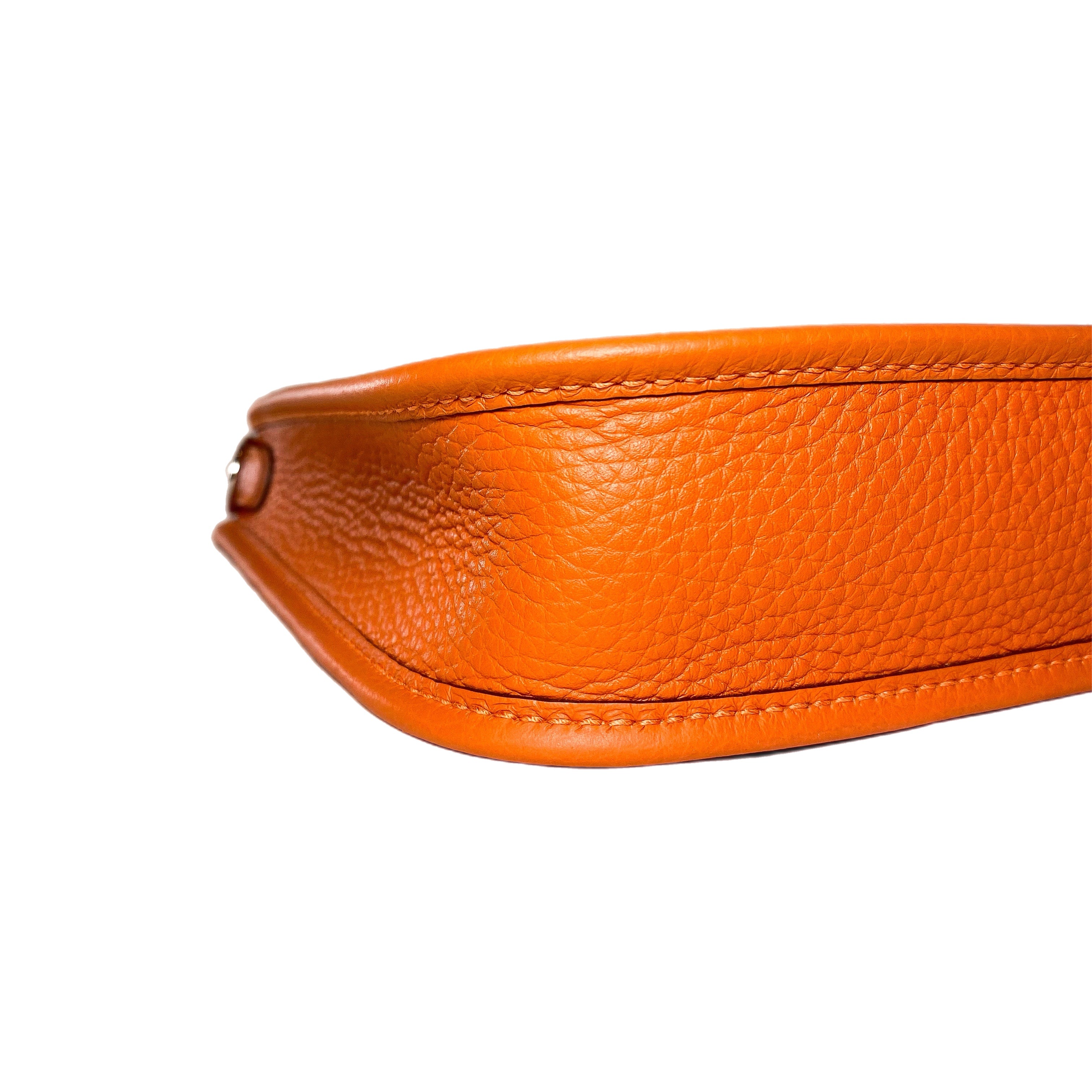 Hermes Evelyne TPM Orange Clemence Palladium Hardware