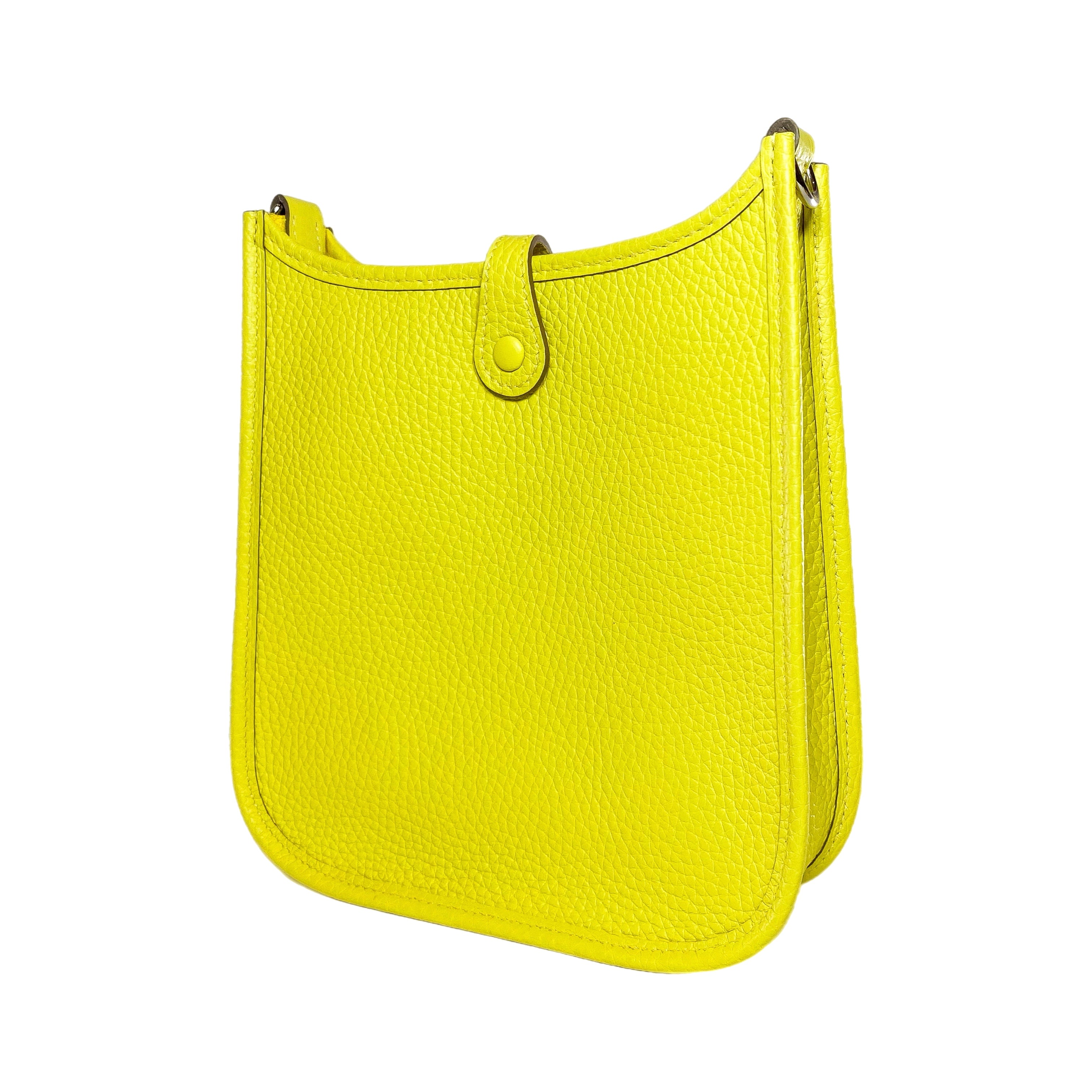 Hermes Evelyne TPM Lime Clemence Palladium Hardware