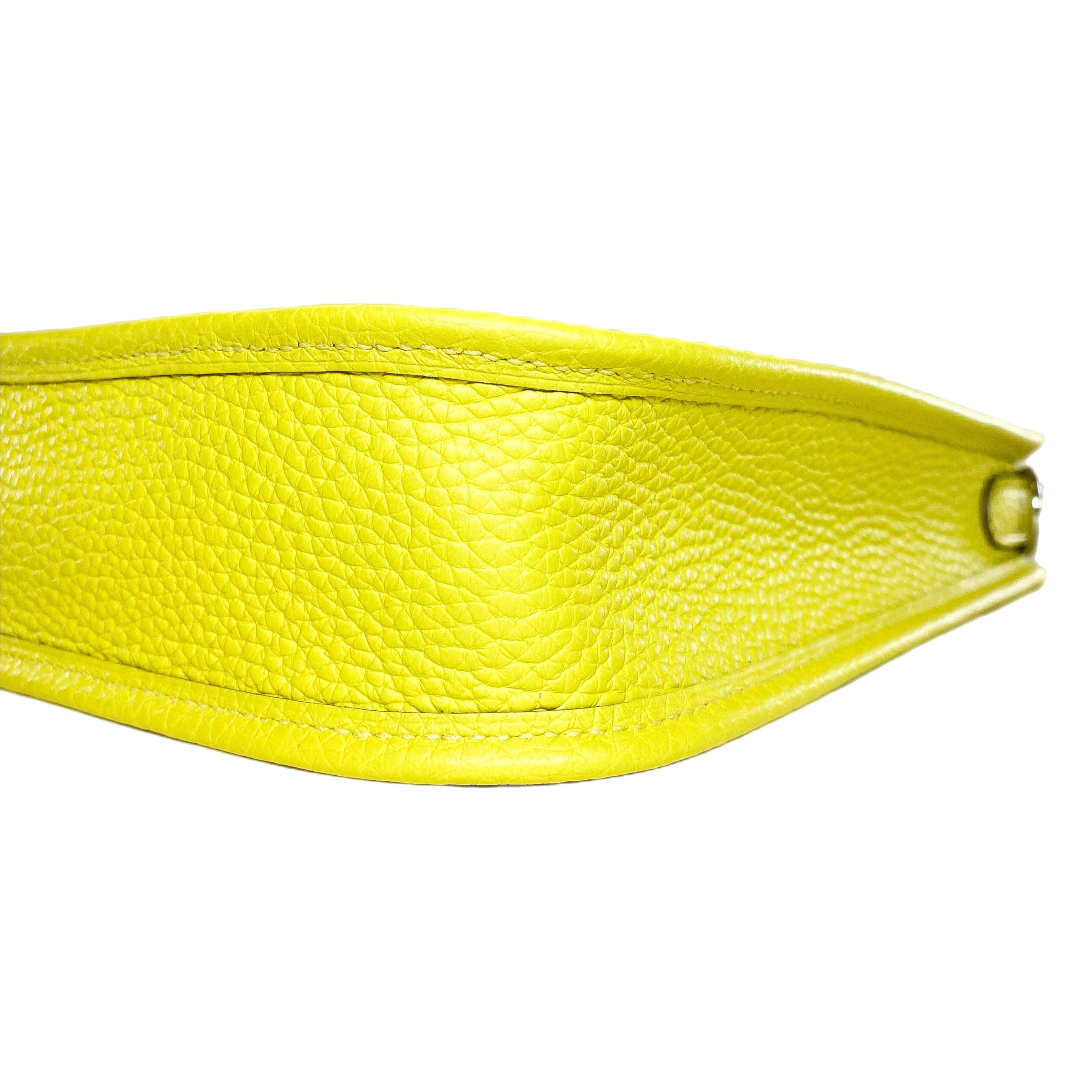 Hermes Evelyne TPM Lime Clemence Palladium Hardware