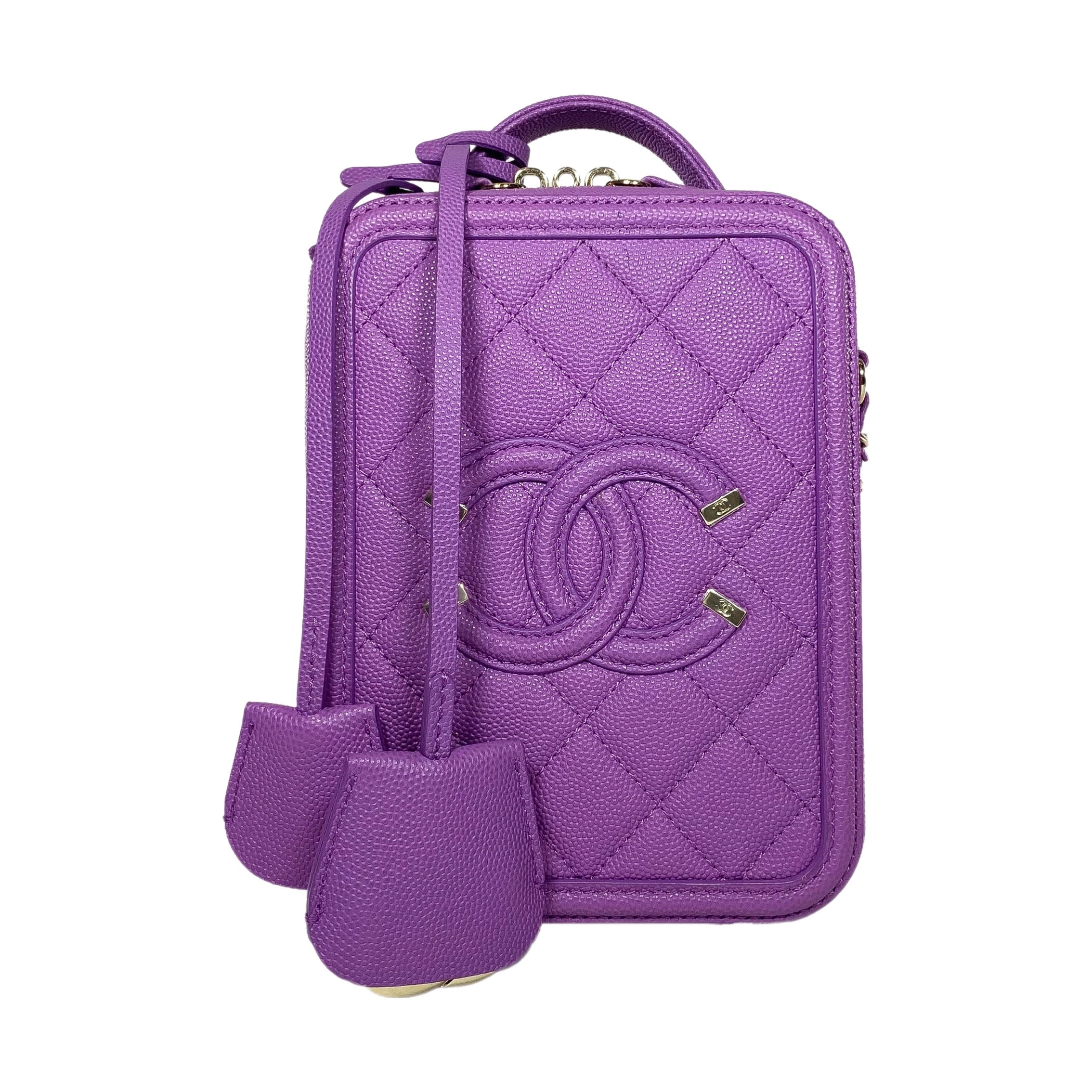 Purple vanity case sale