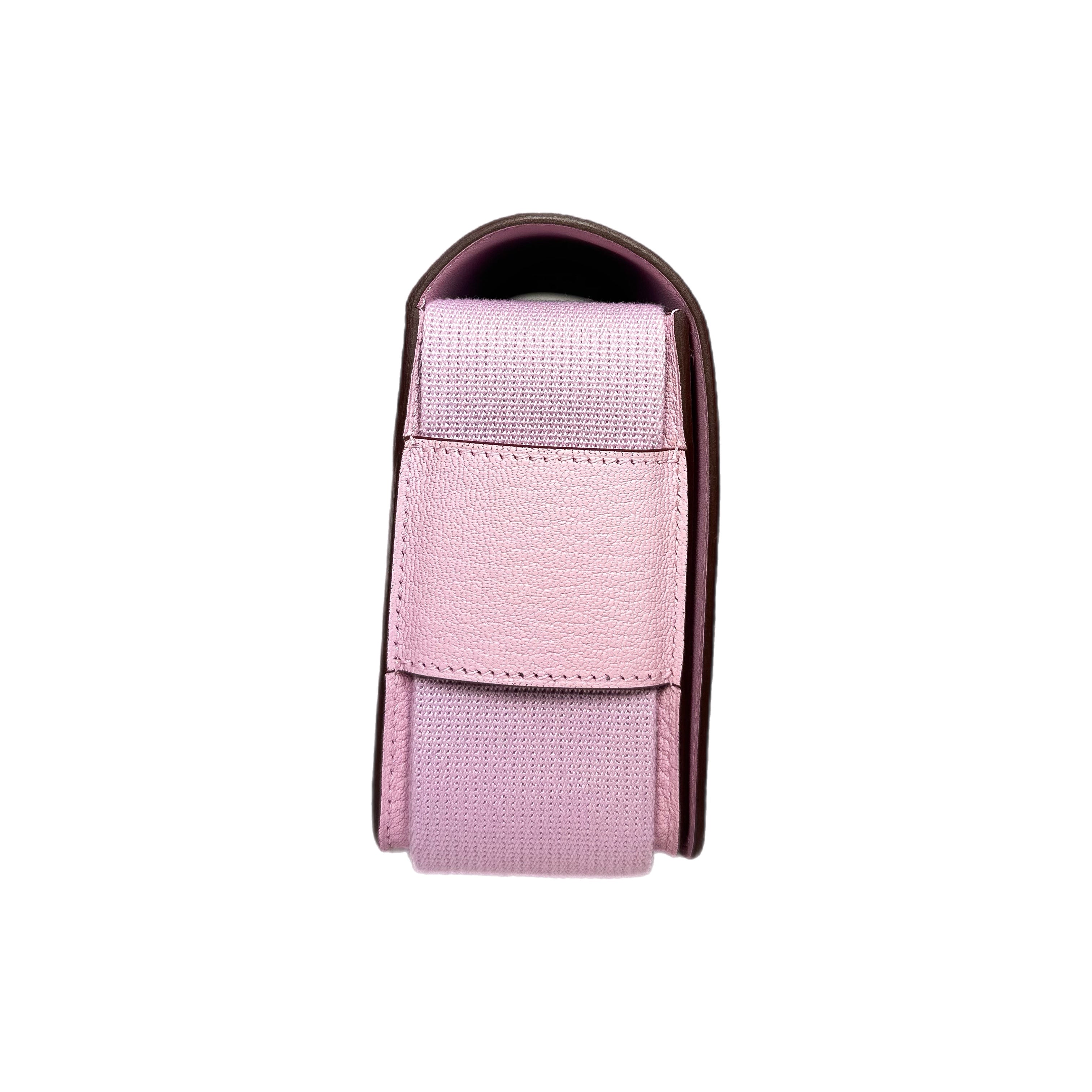 Hermes Geta Mauve Sylvestre Chevre Palladium Hardware