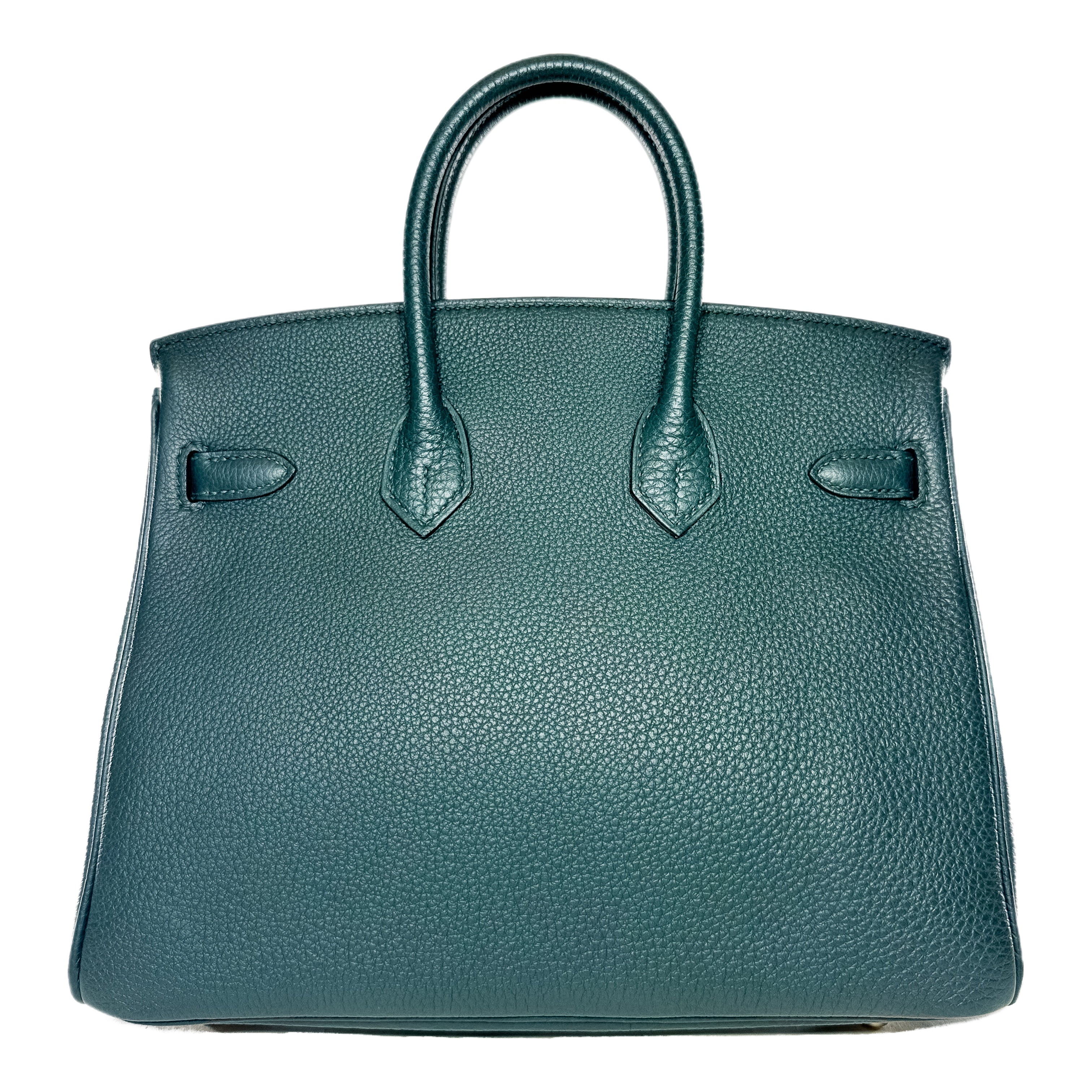 Hermes Birkin 25 Vert Cypress Togo Gold Hardware