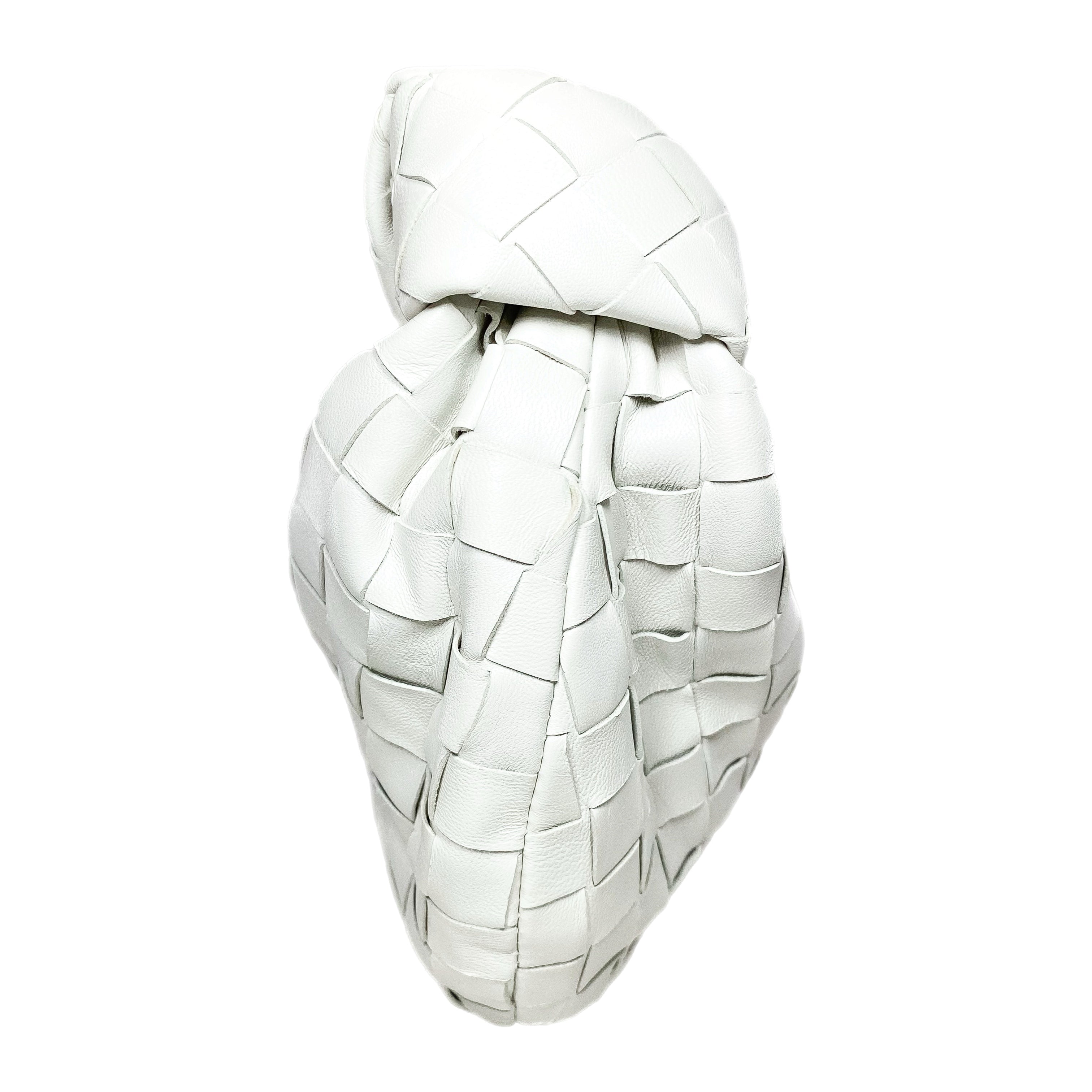 Bottega Veneta White Mini Intrecciato Jodie