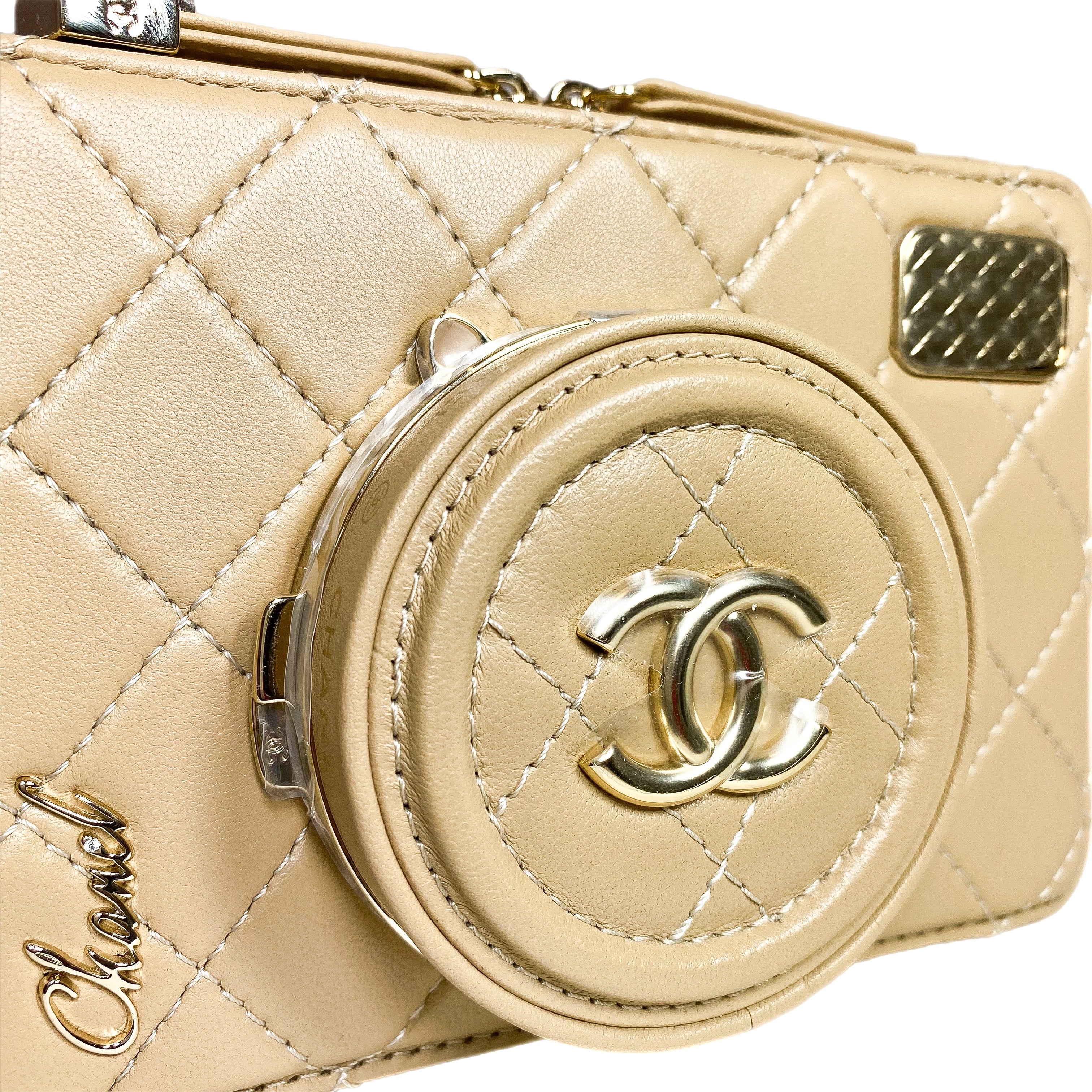 Chanel Beige Camera Bag