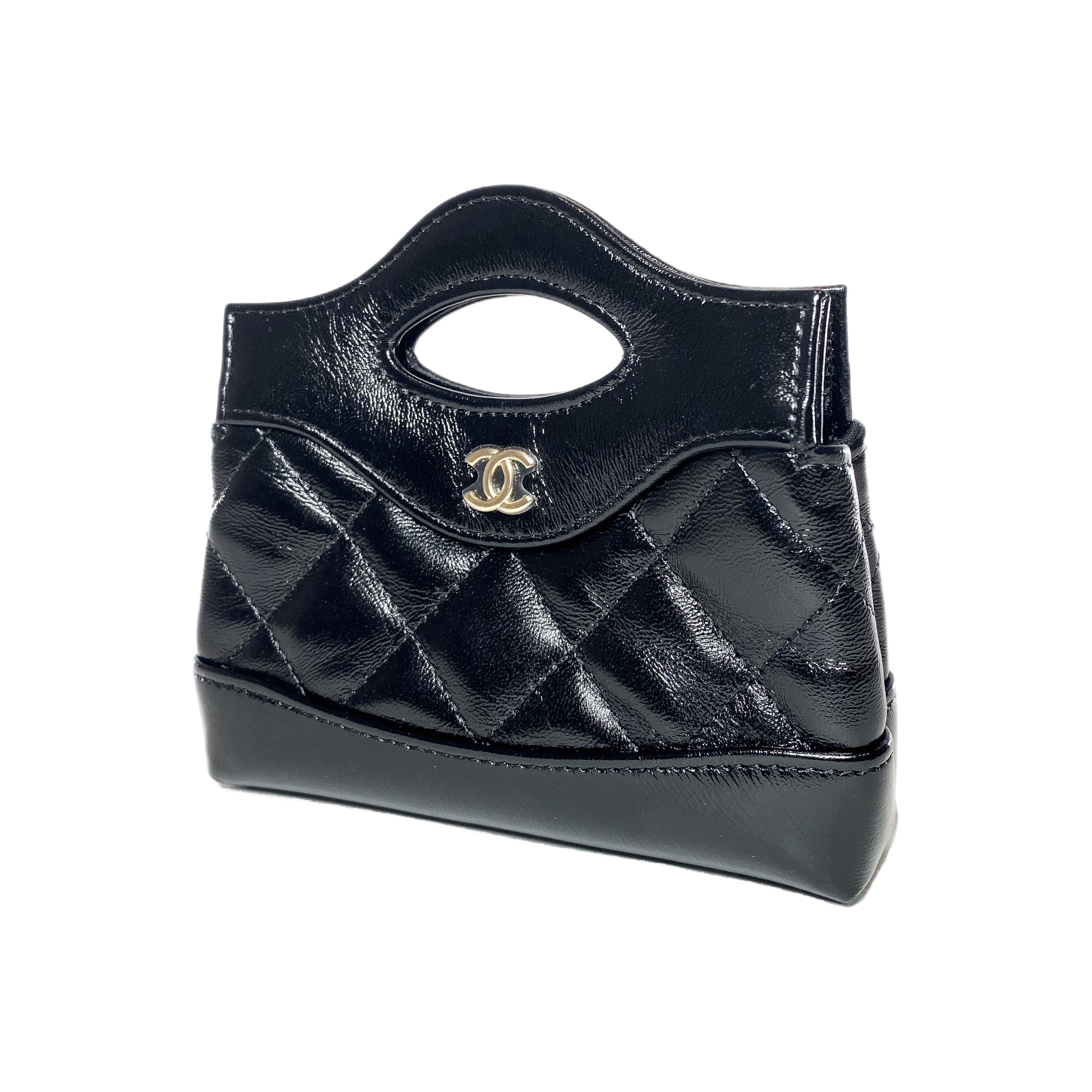 Chanel Nano 31 Shiny Black Shopper