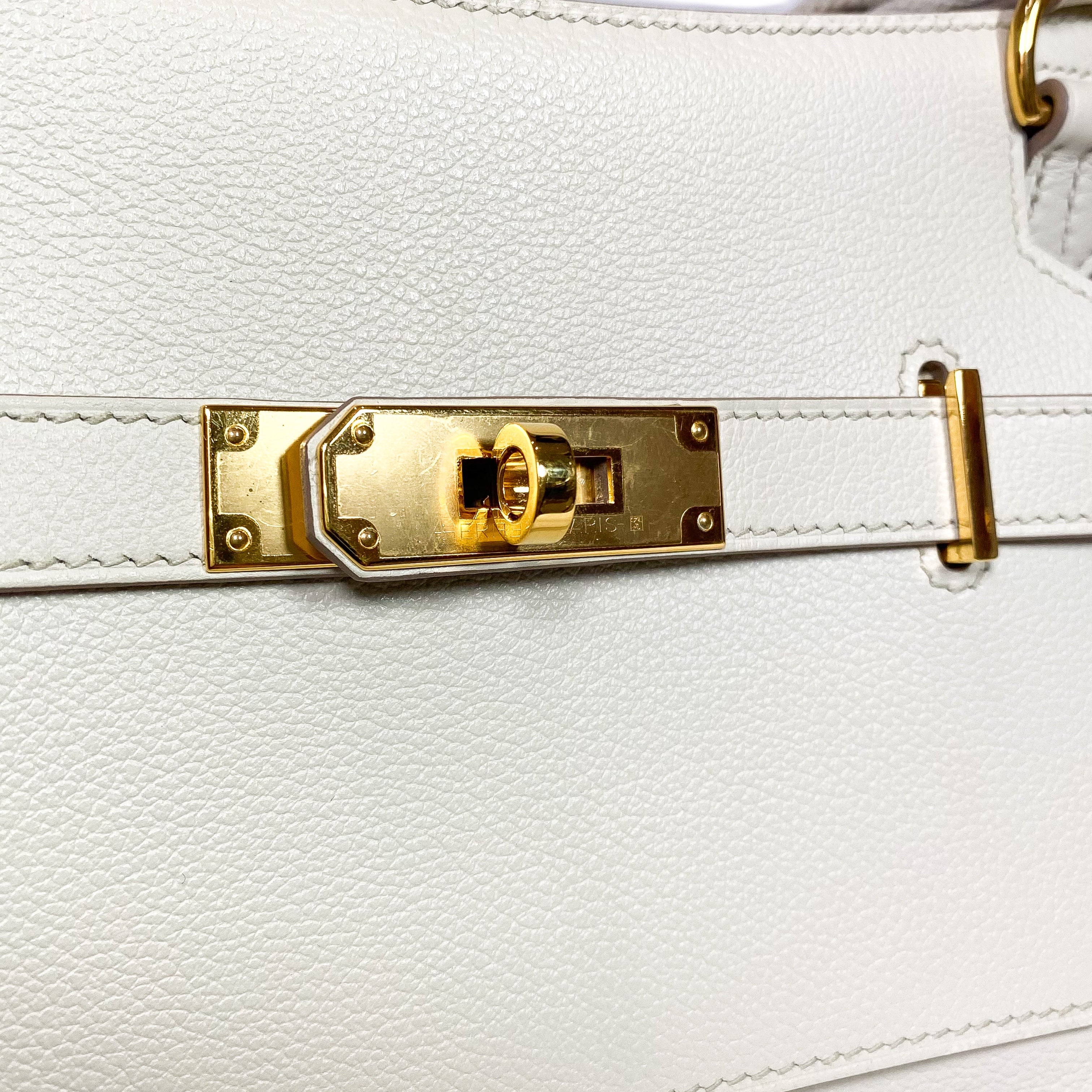 Hermes Mini Jypsiere Beton Evercolor Gold Hardware